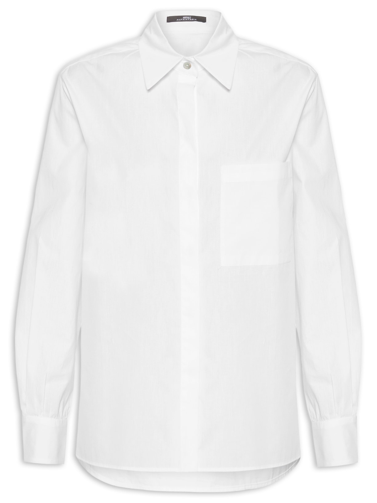 Camisa Feminina Tricoline Essential - Branco