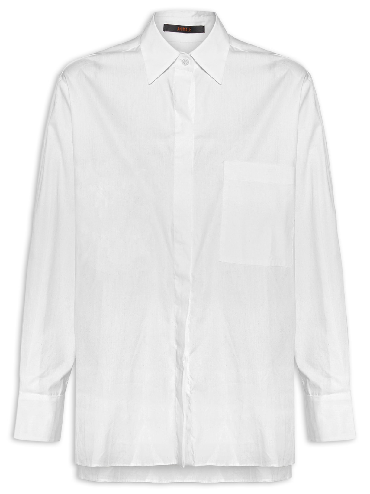 Camisa Feminina Tricoline Essential -Branco