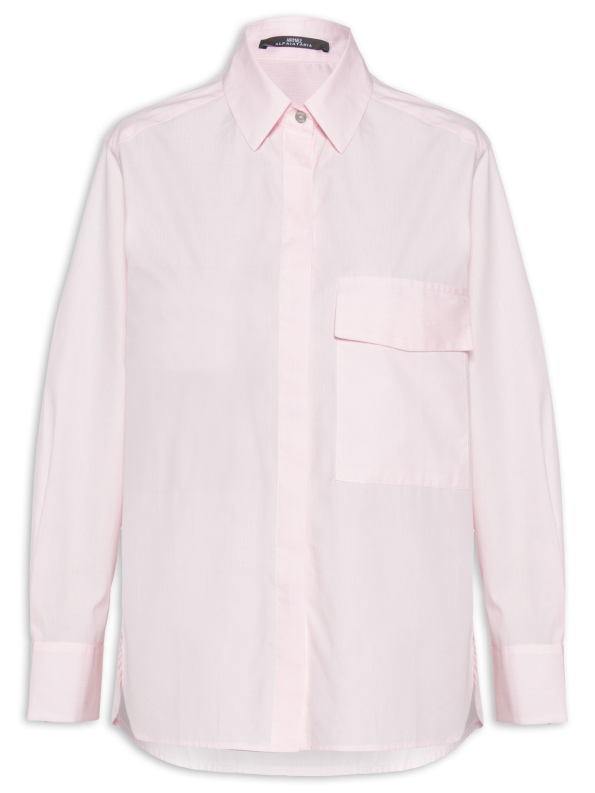 Camisa Feminina Tricoline Listra - Rosa