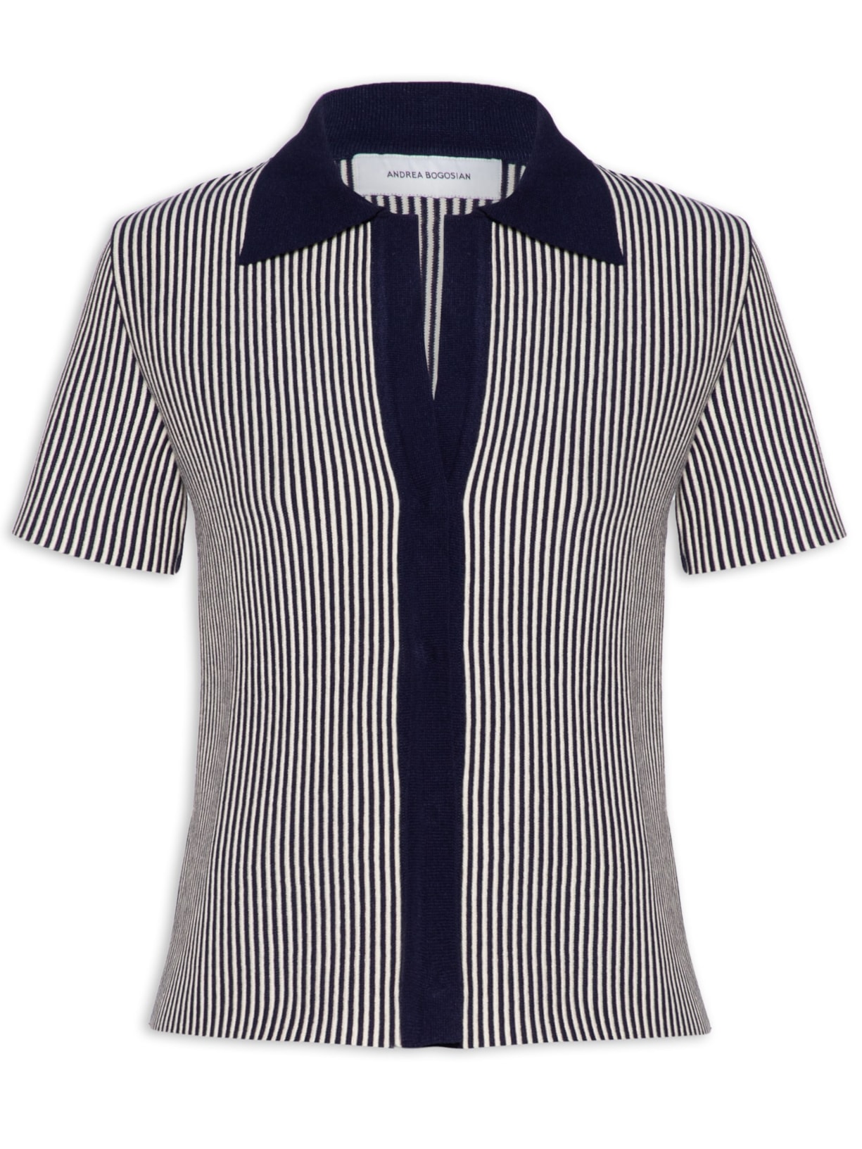 Camisa Feminina Tricot Fhati - Azul