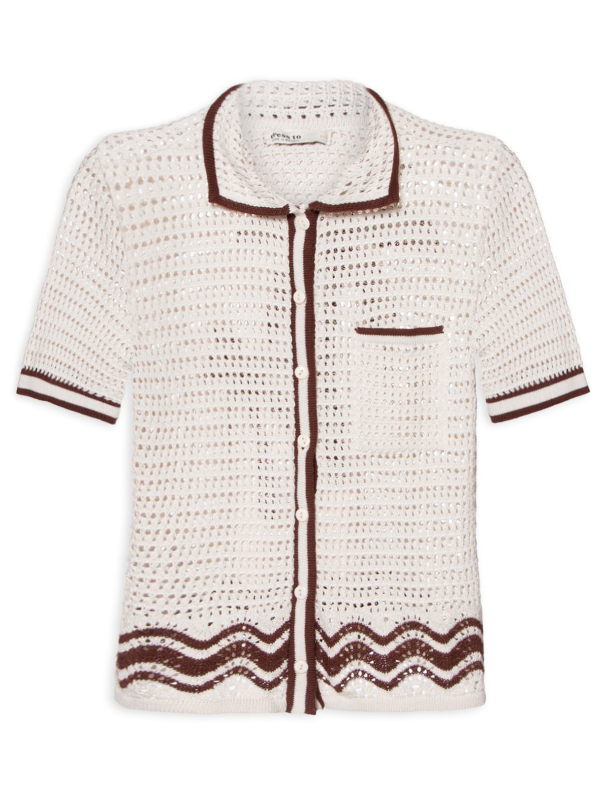 Camisa Feminina Tricot Orla - Off White