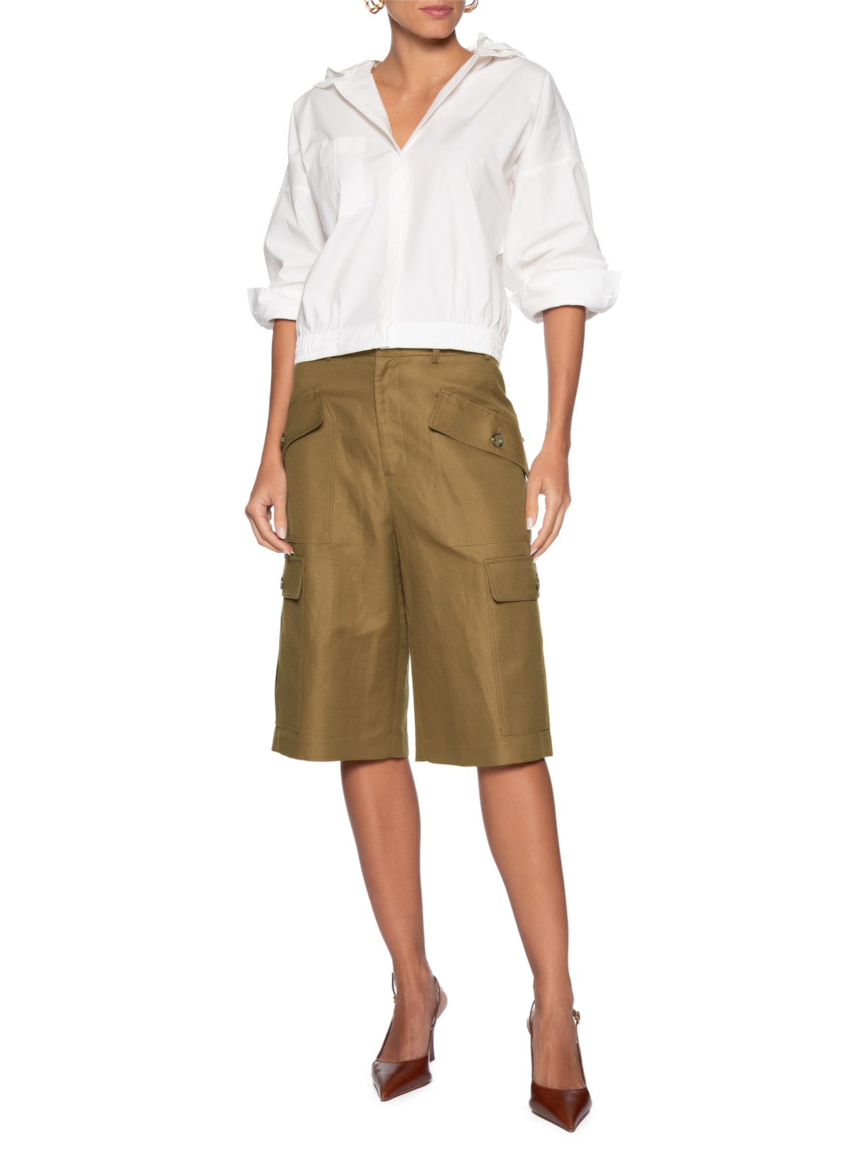 Camisa Feminina Update Branco Francesca