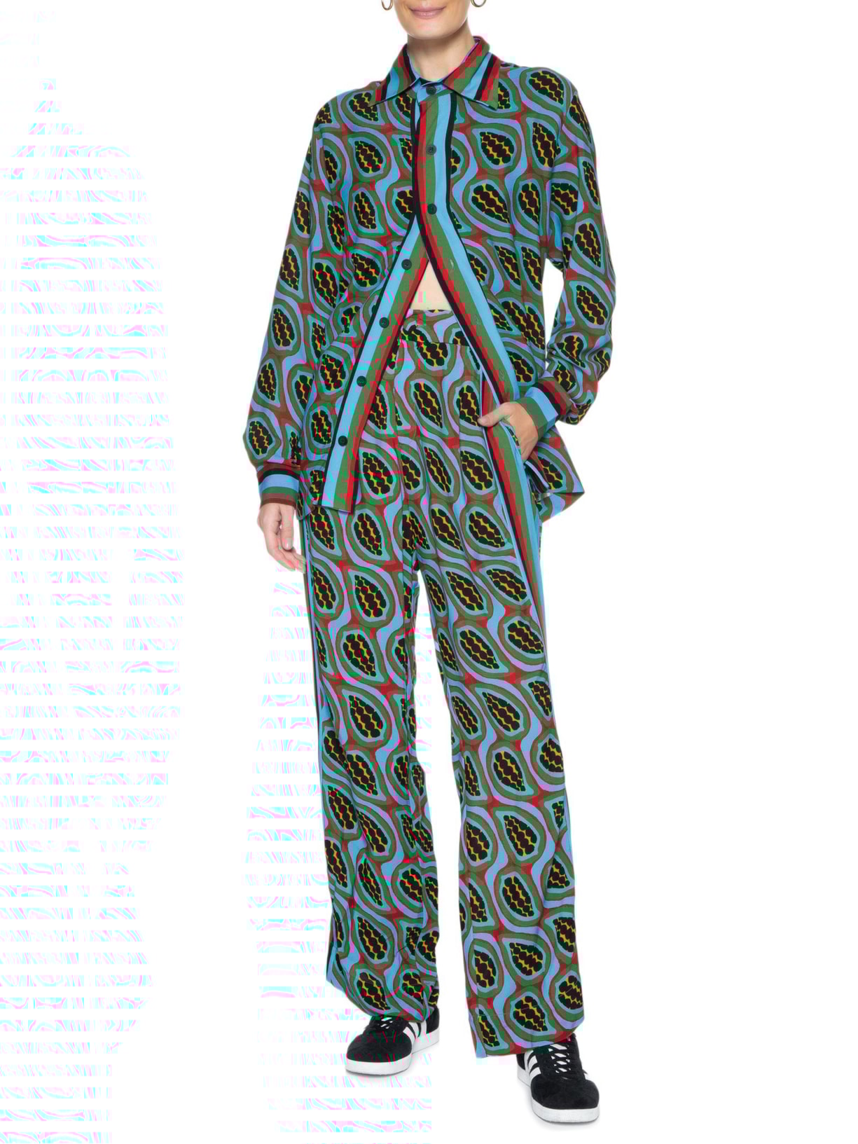 Camisa Feminina Urucum Azul Farm