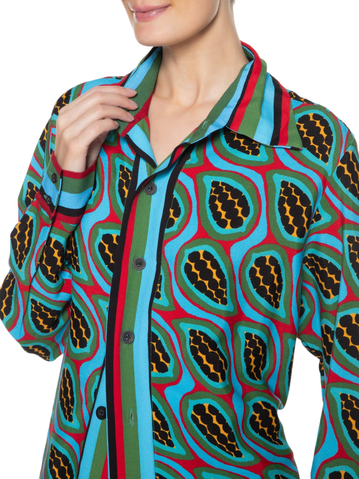 Camisa Feminina Urucum Azul Farm