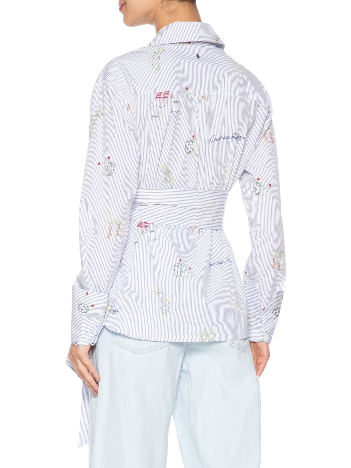 Camisa Feminina Vanda Azul Le Lis