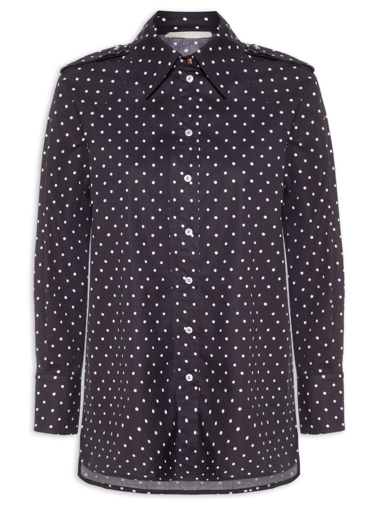 Camisa Feminina Verena Azul Carol Bassi