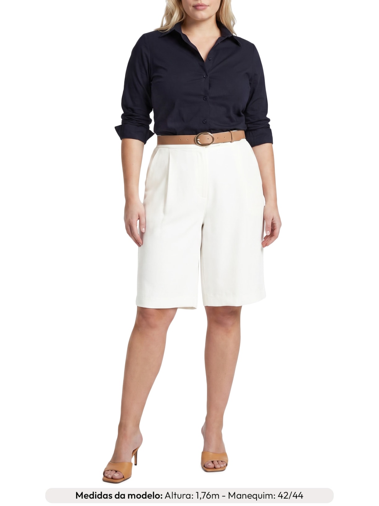 Camisa Feminina Verônica Azul Le Lis