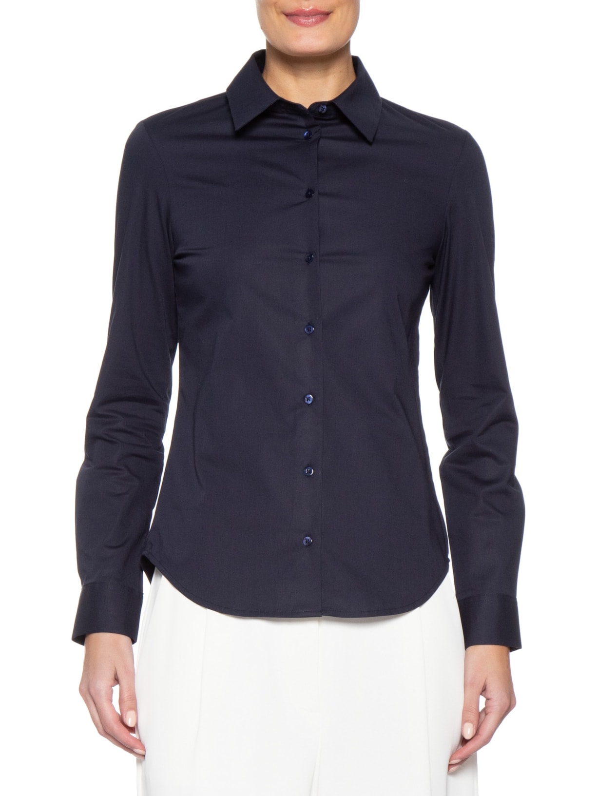 Camisa Feminina Verônica Azul Le Lis