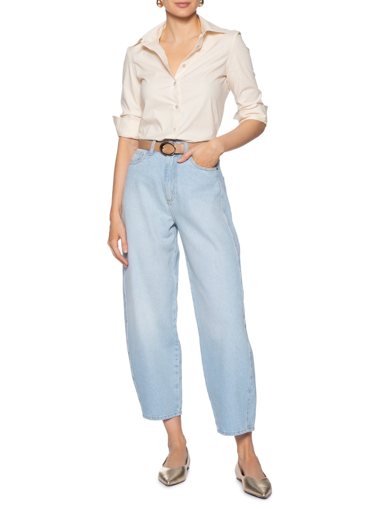 Camisa Feminina Verônica Branco Le Lis