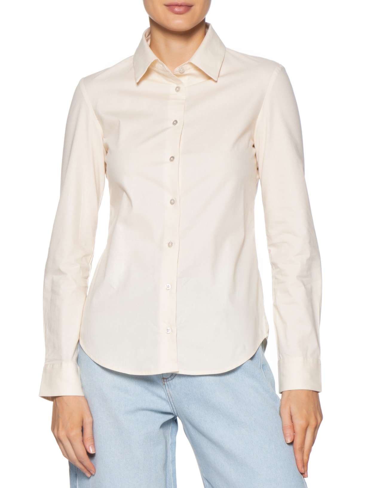 Camisa Feminina Verônica Branco Le Lis