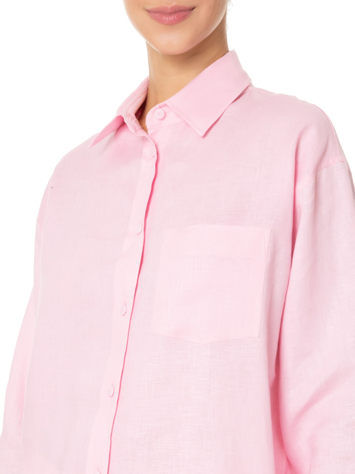 Camisa Feminina Vilma II Rosa Le Lis