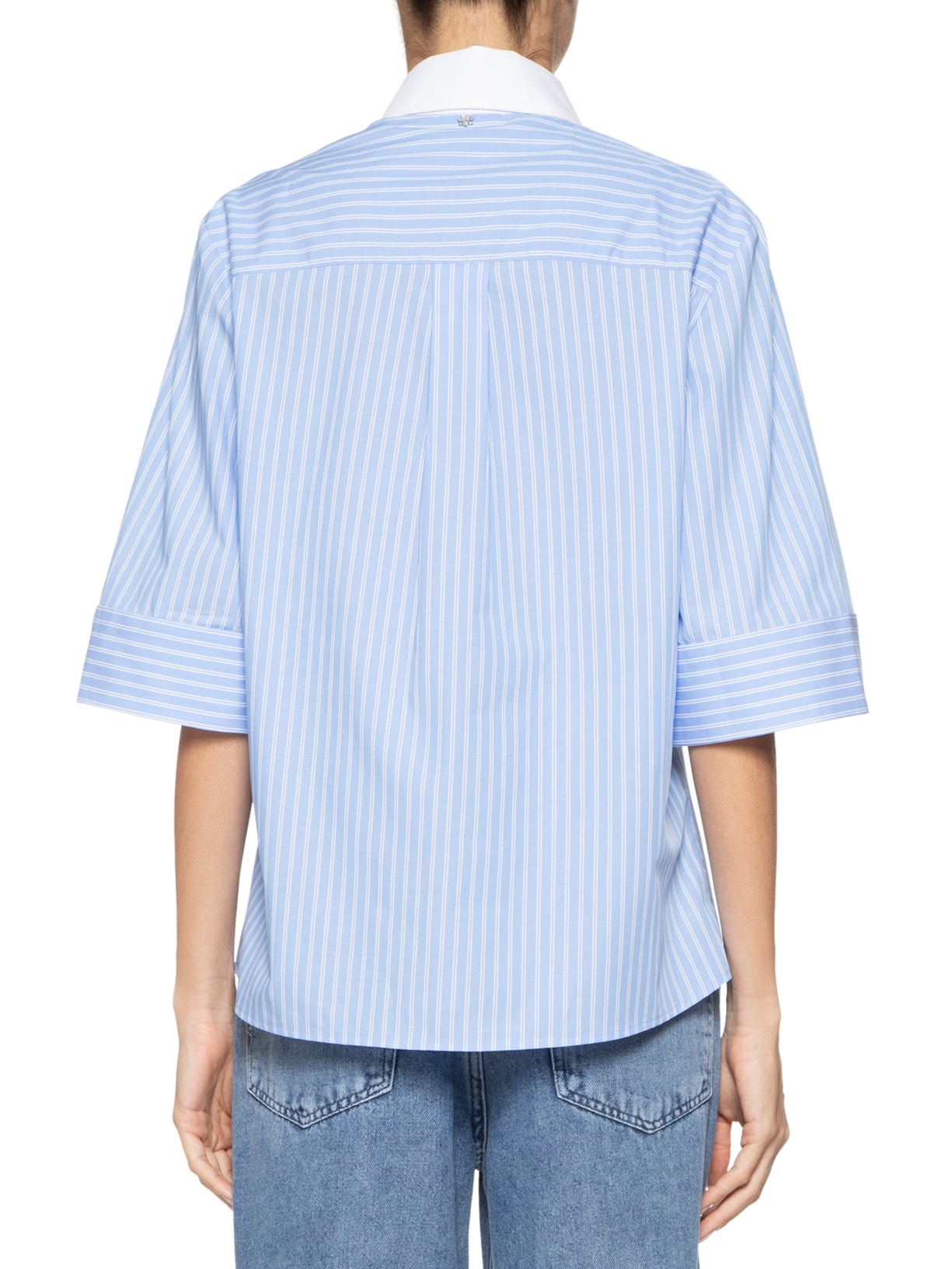 Camisa Feminina Vivi Listrada Azul  Bo.bô