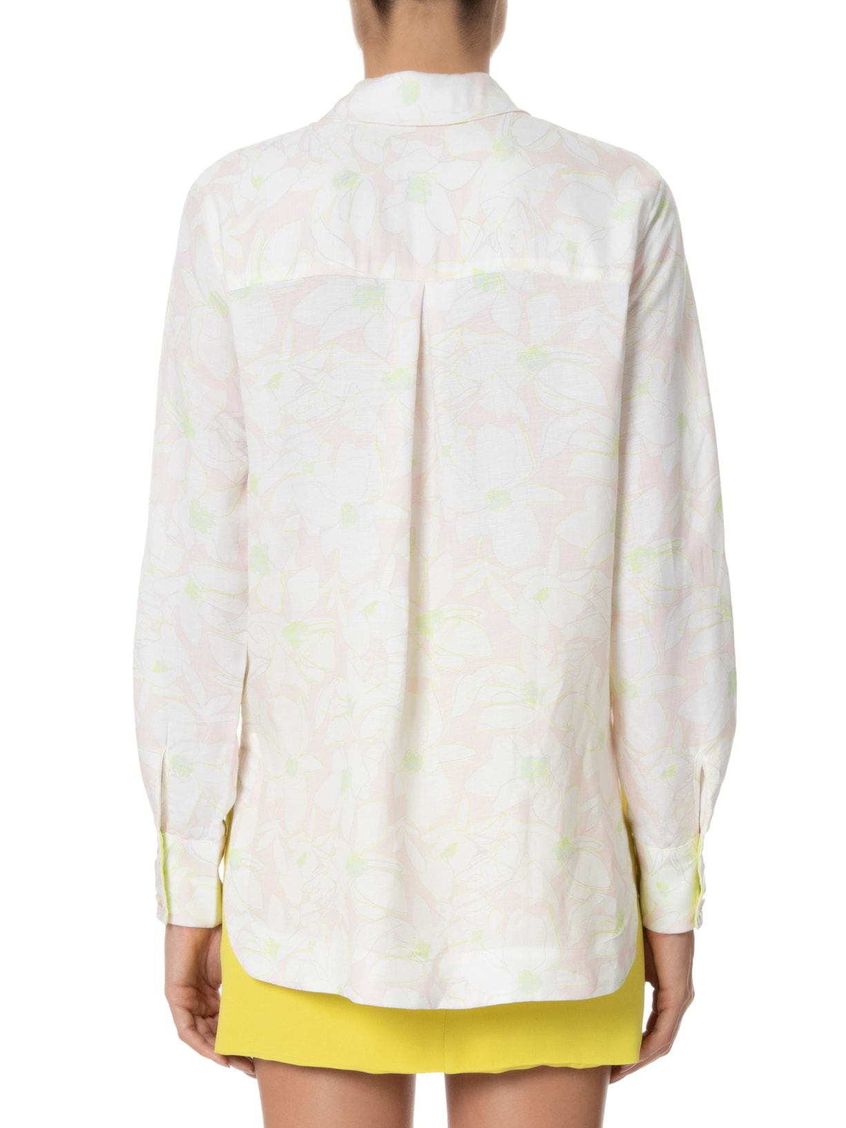 Camisa Feminina Vivo Floral Giz Rosa Animale