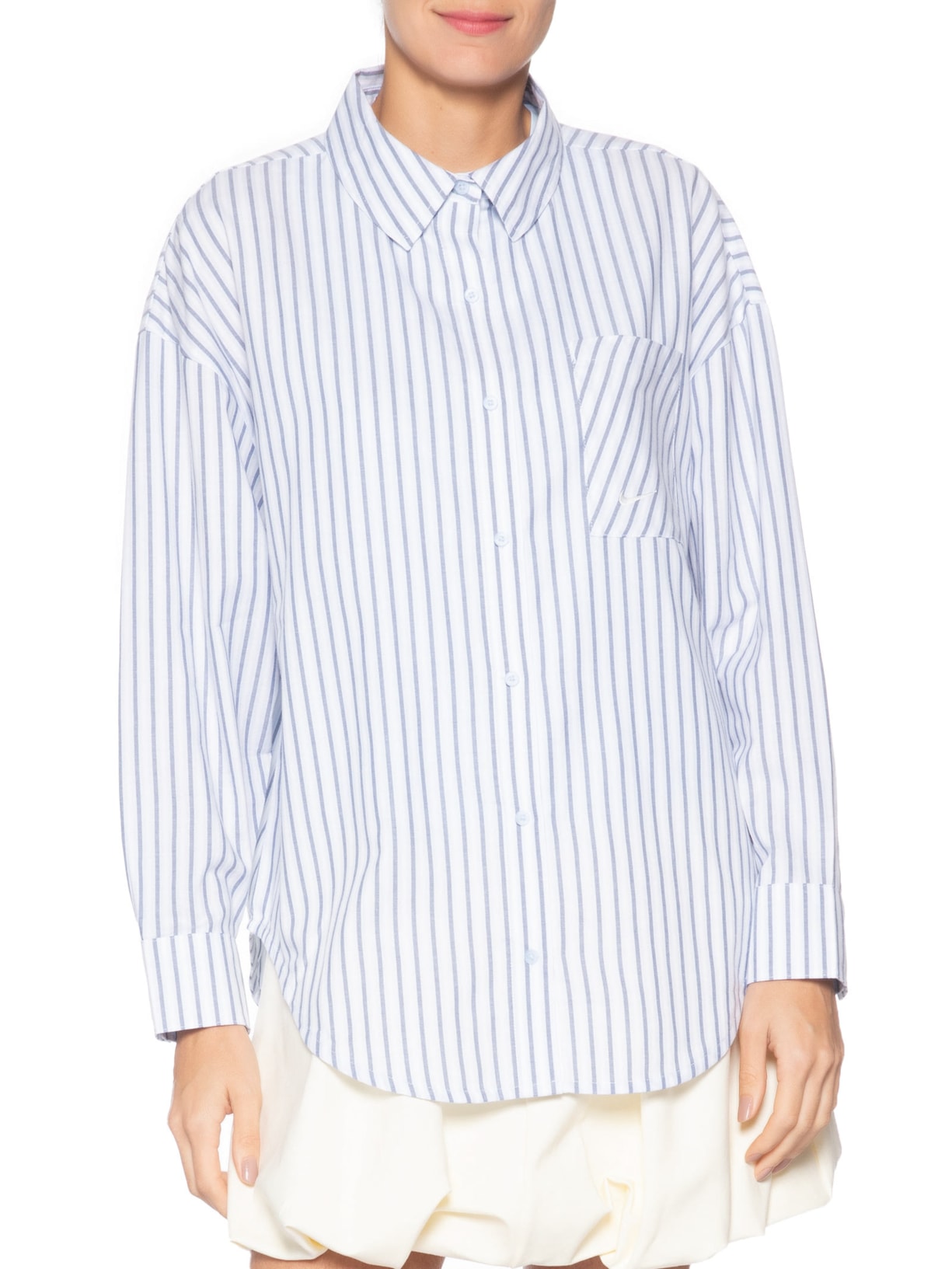 Camisa Feminina W Nsw Ofln Azul Nike