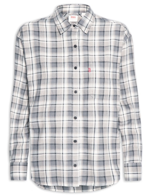 Camisa Feminina Western Harlie Flannel – Cinza