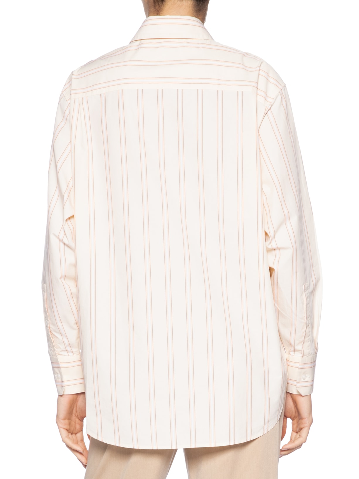 Camisa Feminina Woven Bege Lacoste