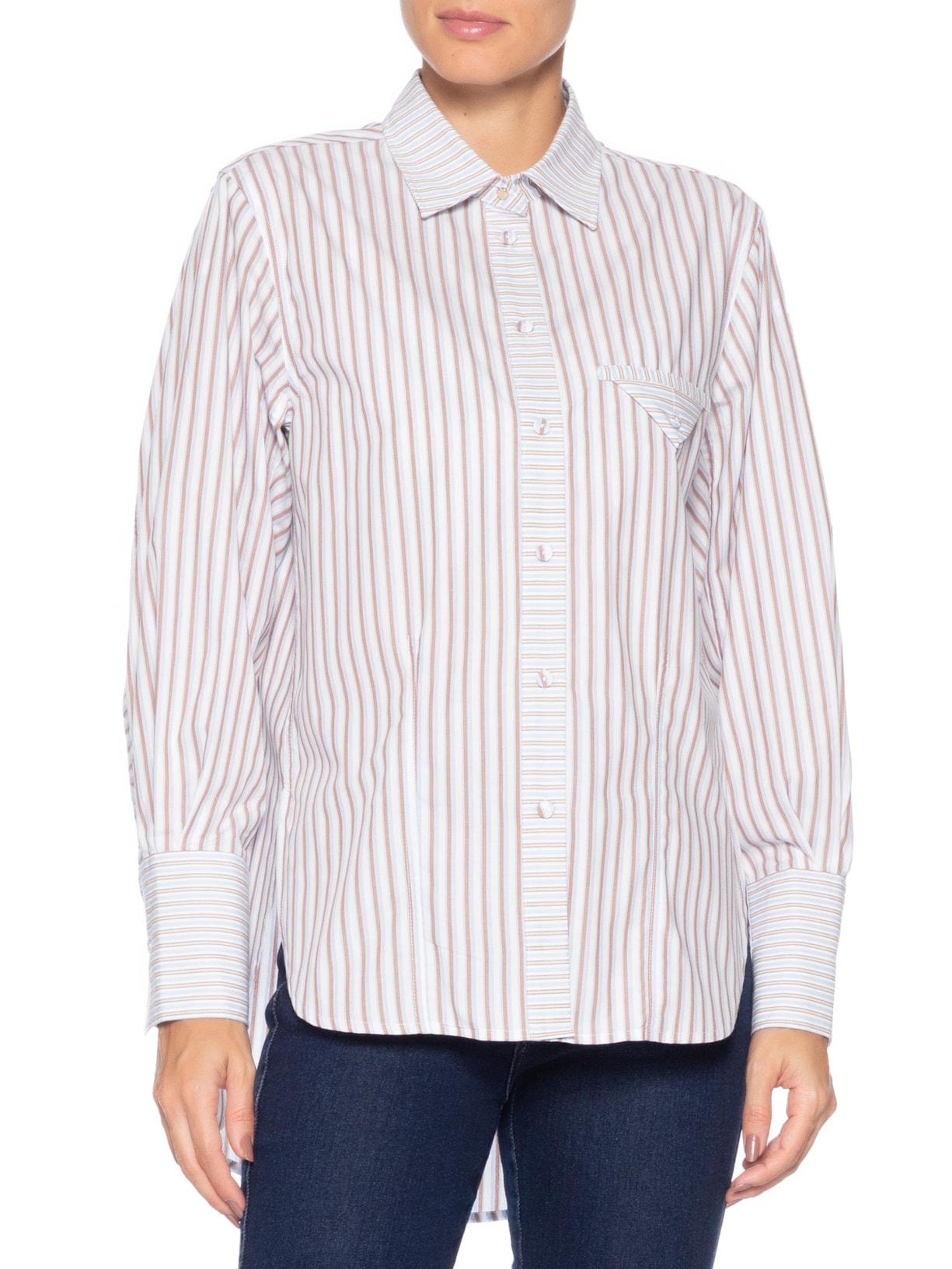 Camisa Feminina Zelia Azul Le Lis