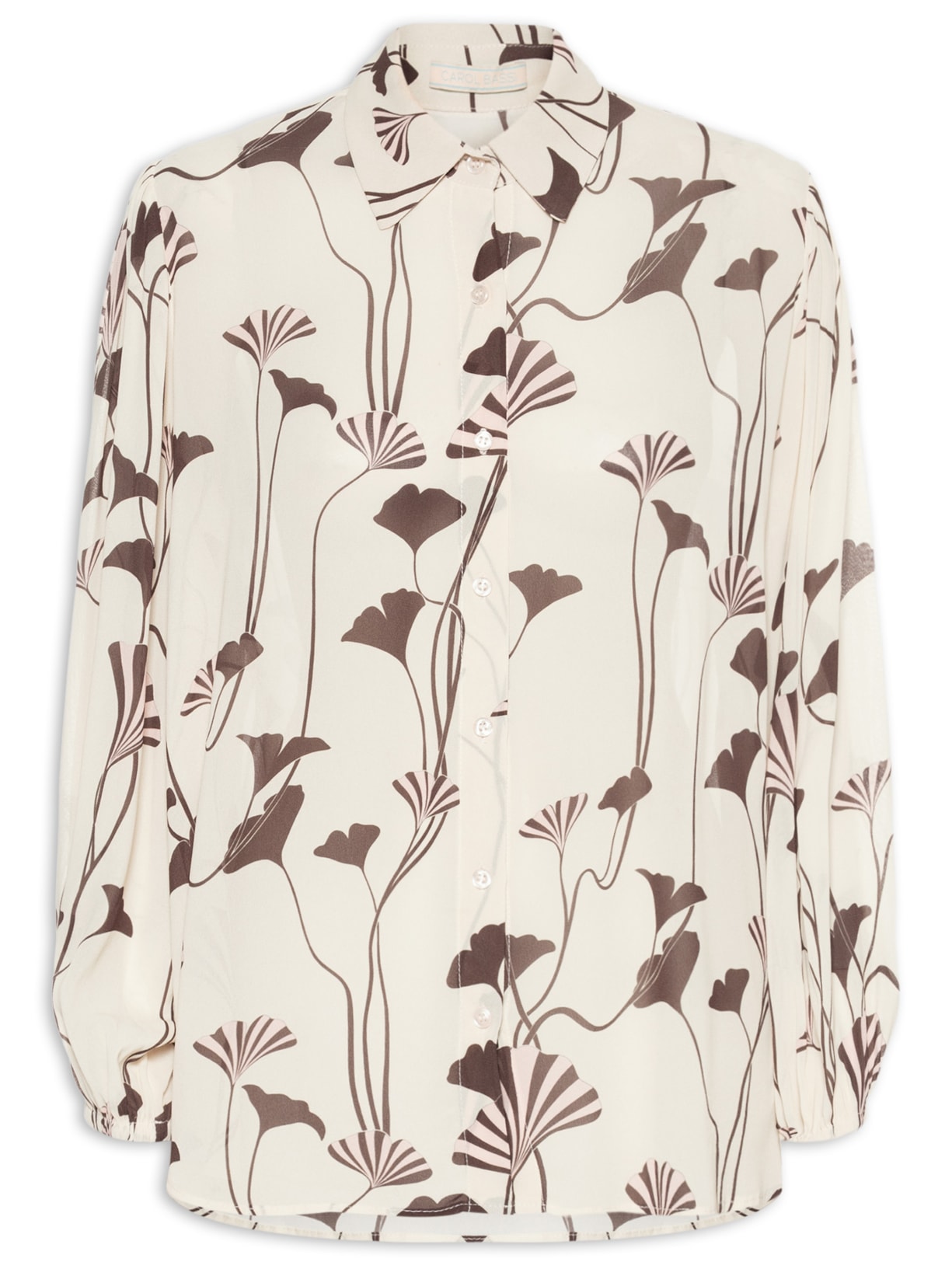 Camisa Feminina Zephyr Off White Carol Bassi