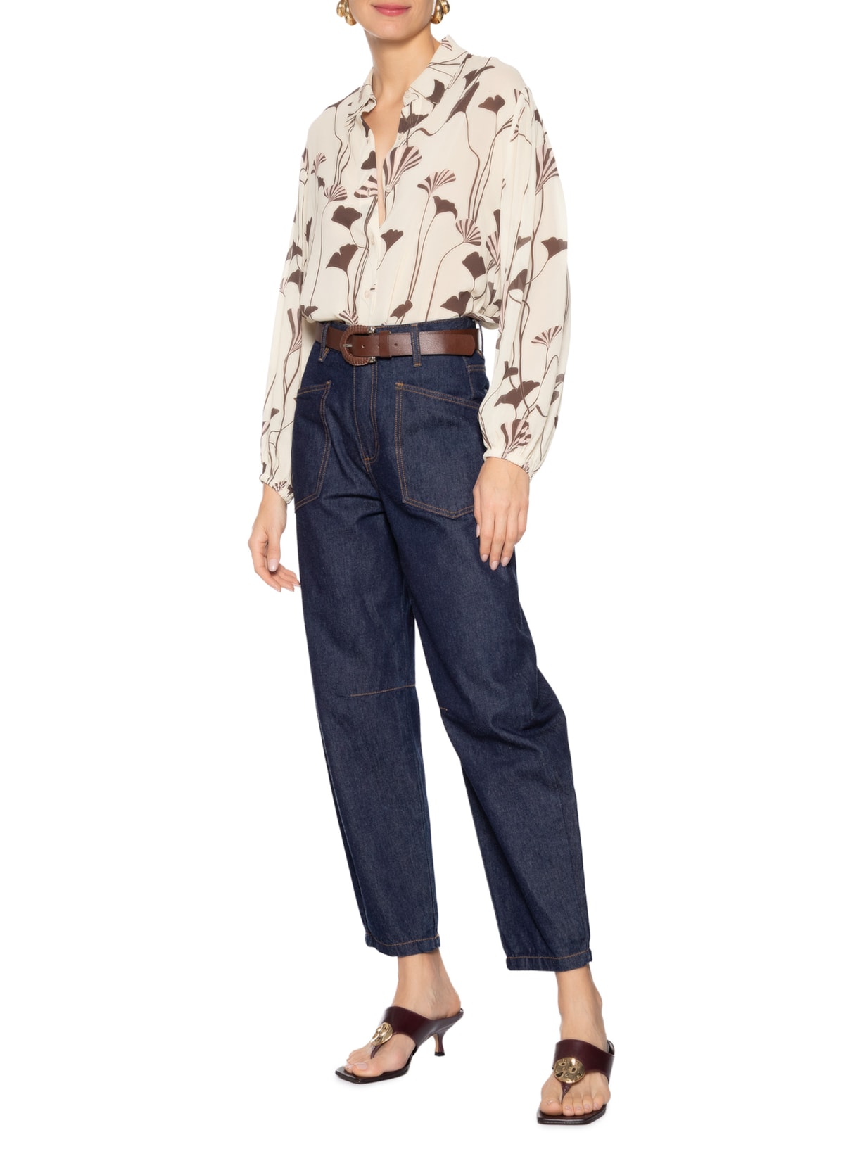 Camisa Feminina Zephyr Off White Carol Bassi