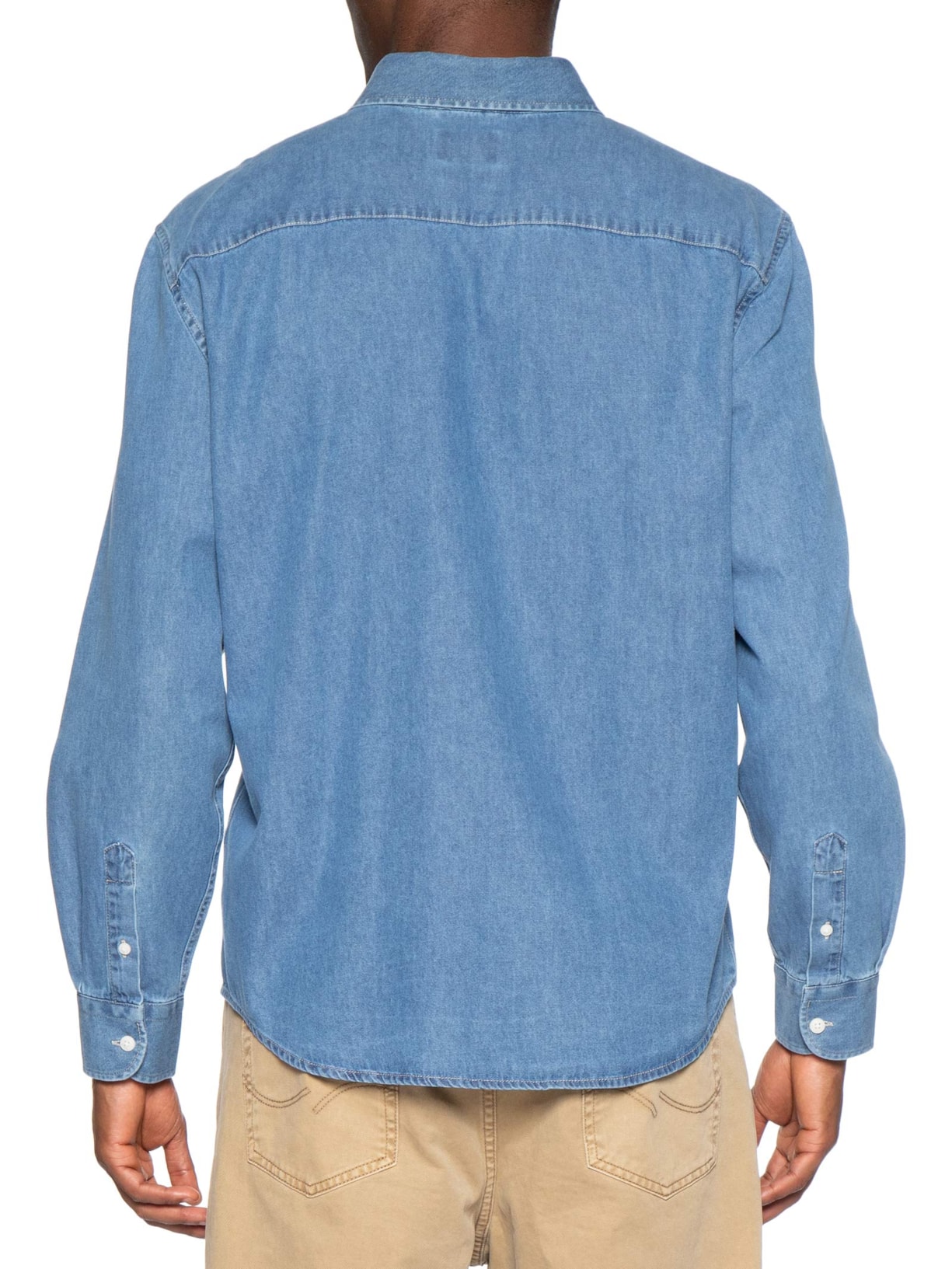 Camisa Jeans Authentic Button Down Azul Levi's