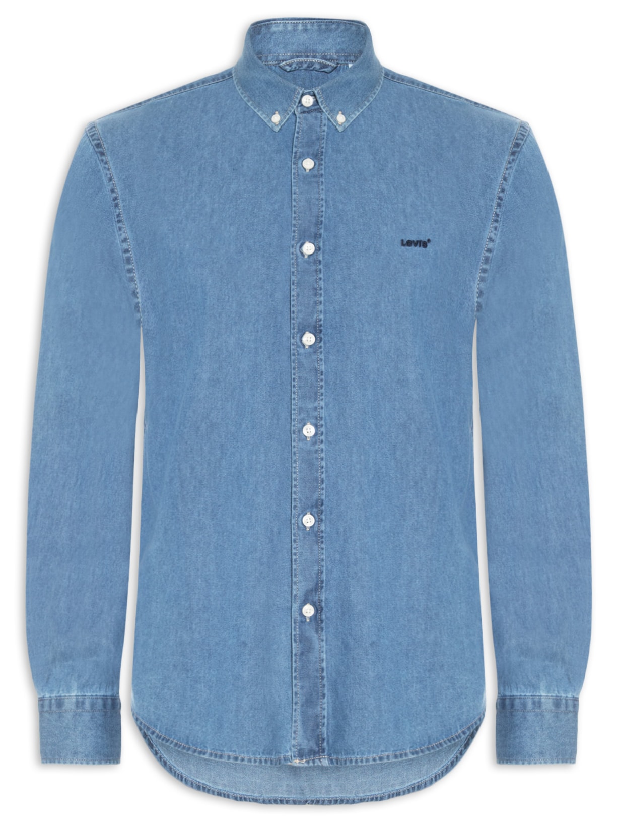 Camisa Jeans Authentic Button Down Azul Levi's