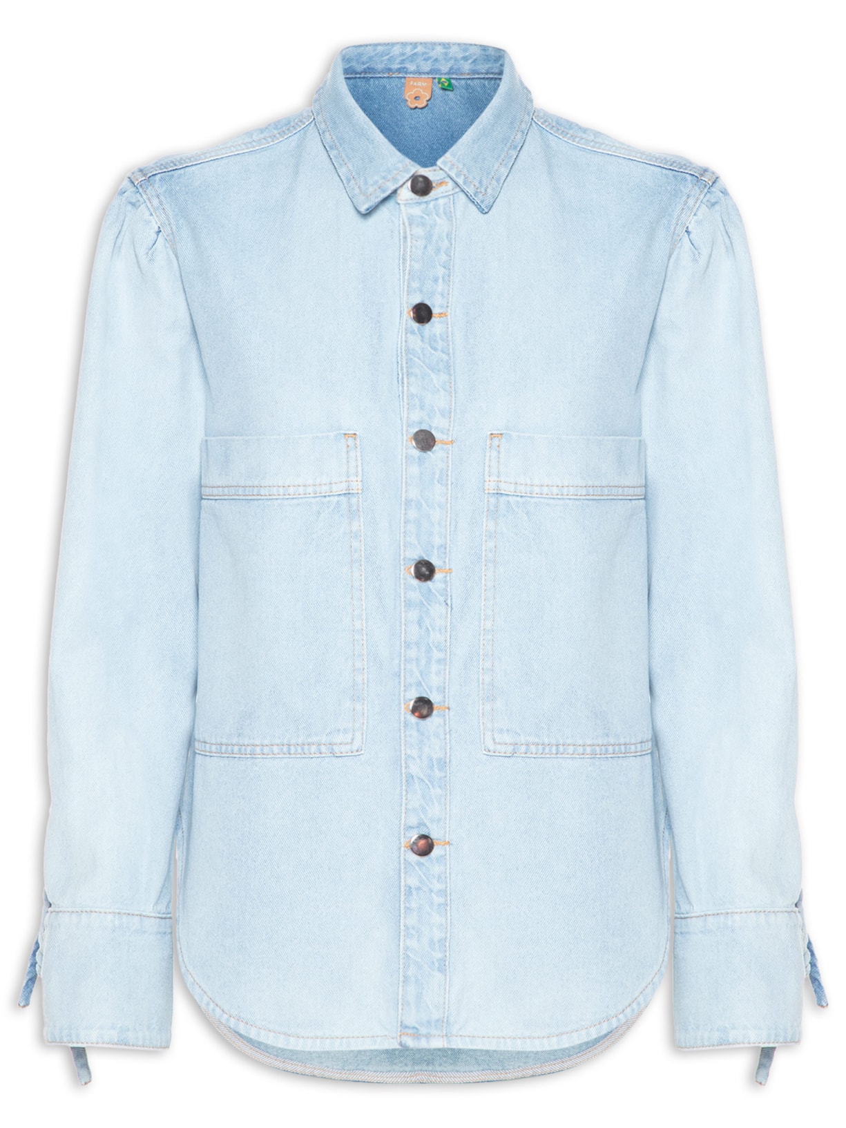 Camisa Jeans Azul Farm