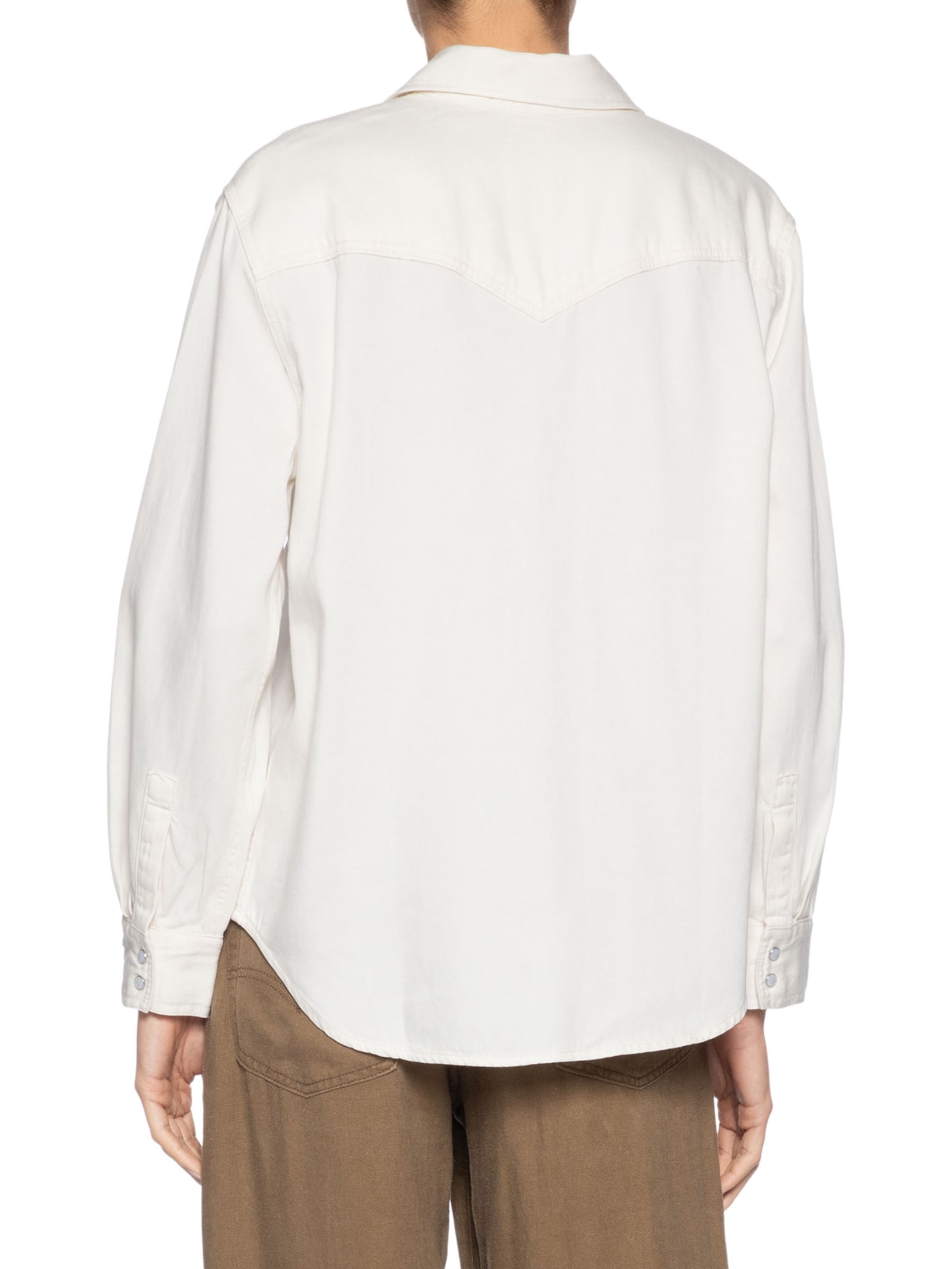 Camisa Jeans Feminina Teodora Western Branco Levi's