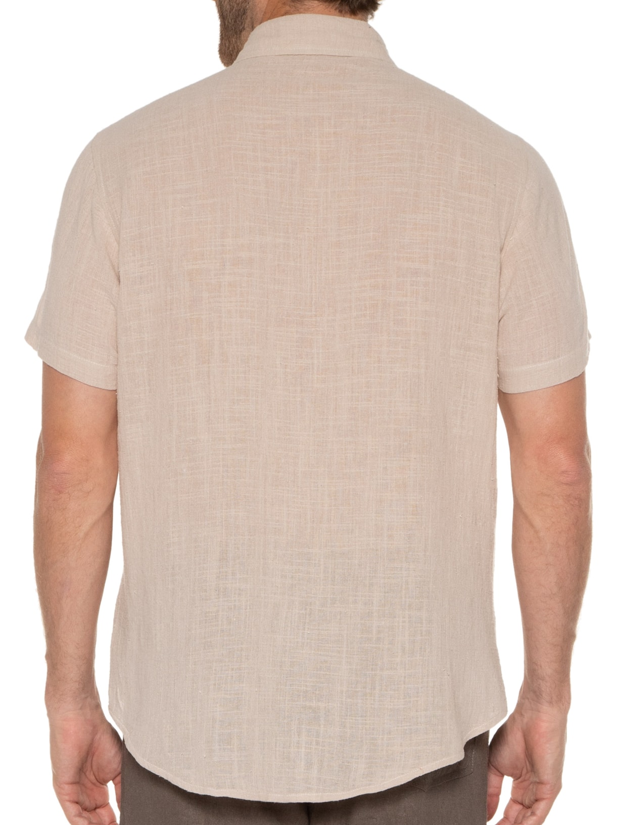 Camisa Manga Curta Atalaia Bege Be.each