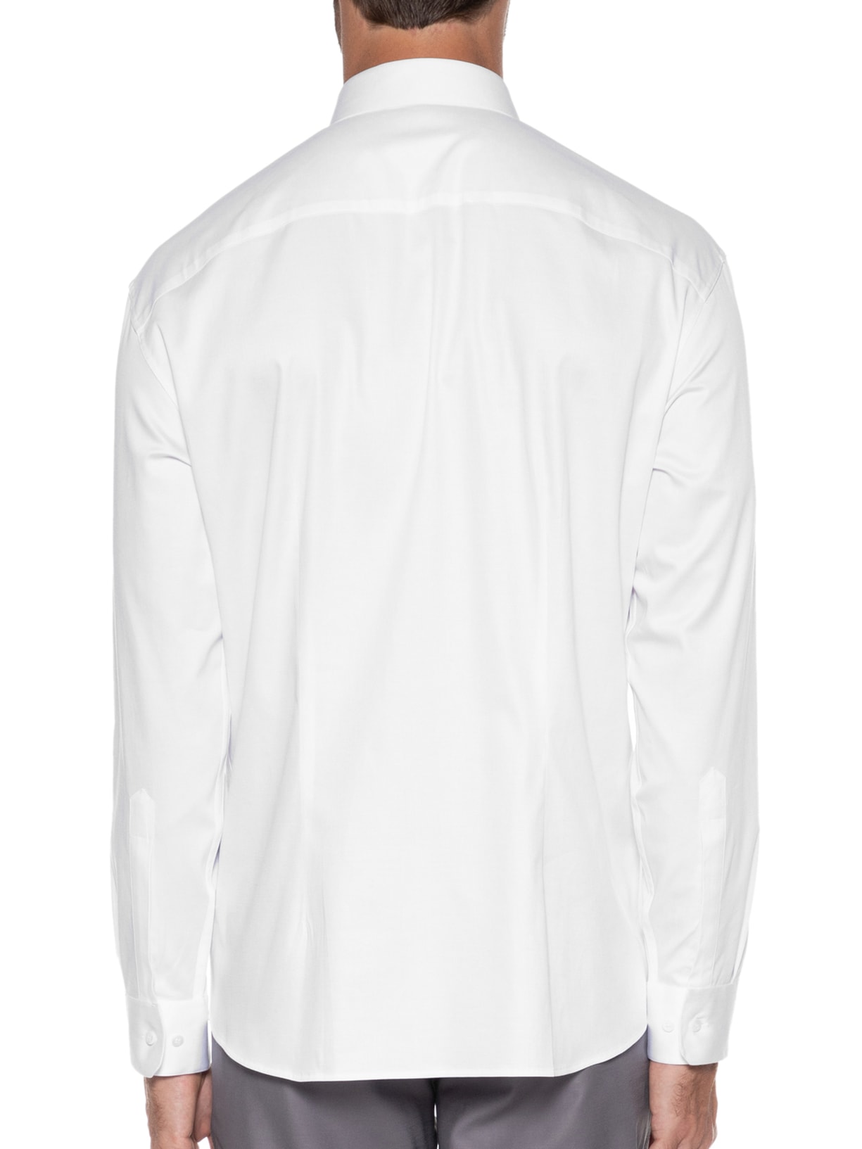 Camisa Masculin Austin Reg Manga Longa Branco Ricardo Almeida
