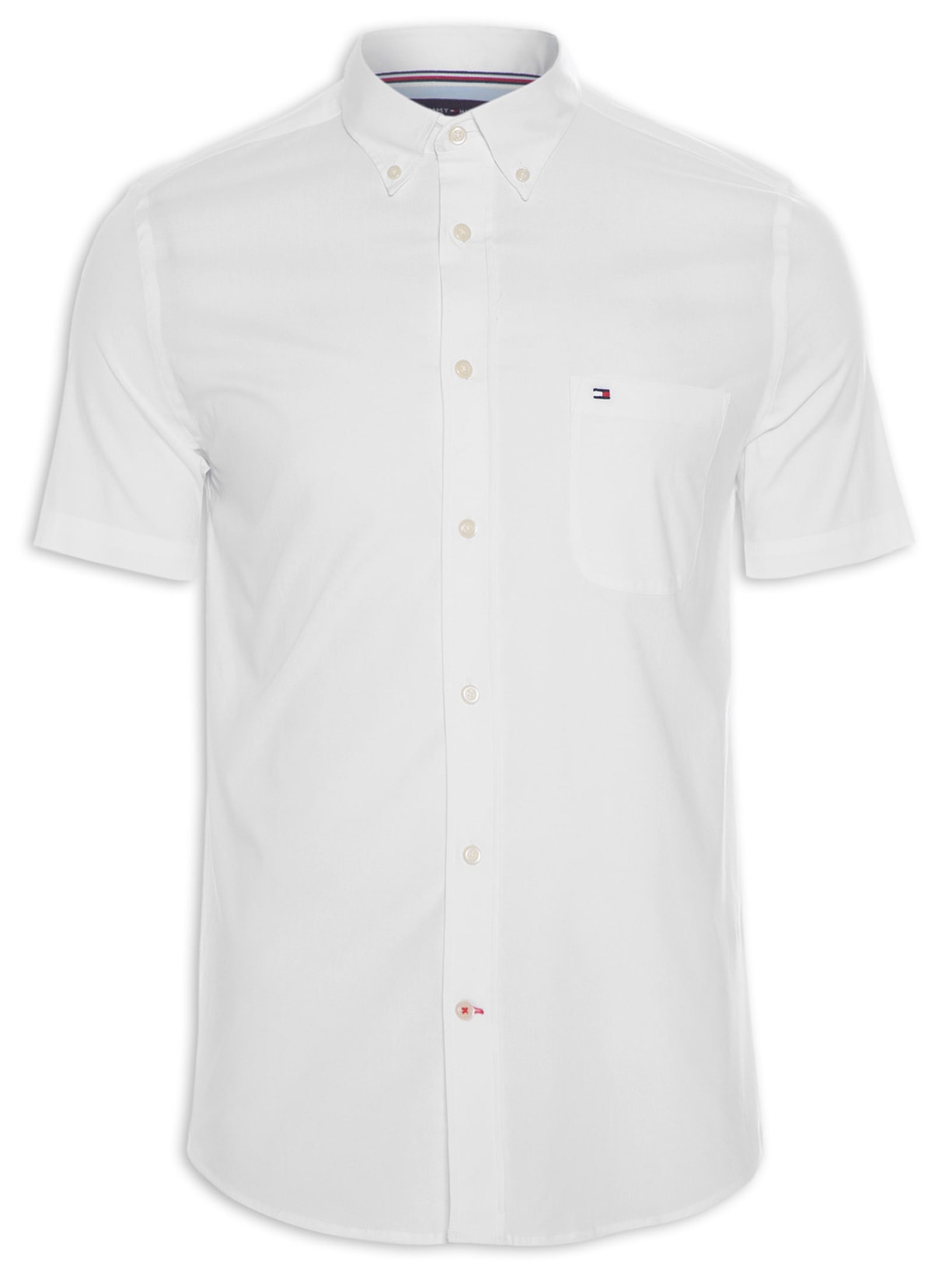 Camisa Masculina AB Classic Poplin Branco Tommy Hilfiger
