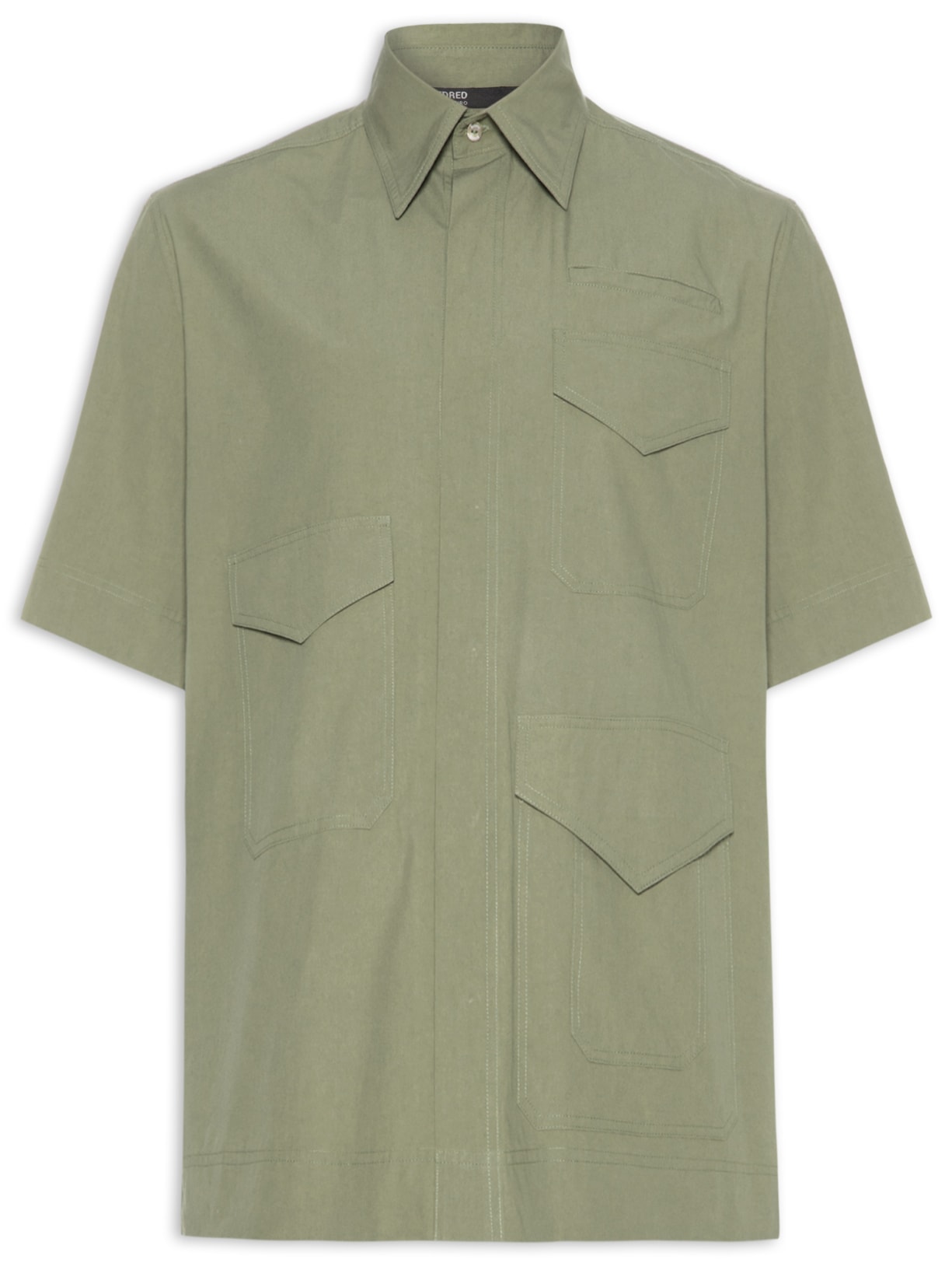 Camisa Masculina Algodão Parka Verde Handred