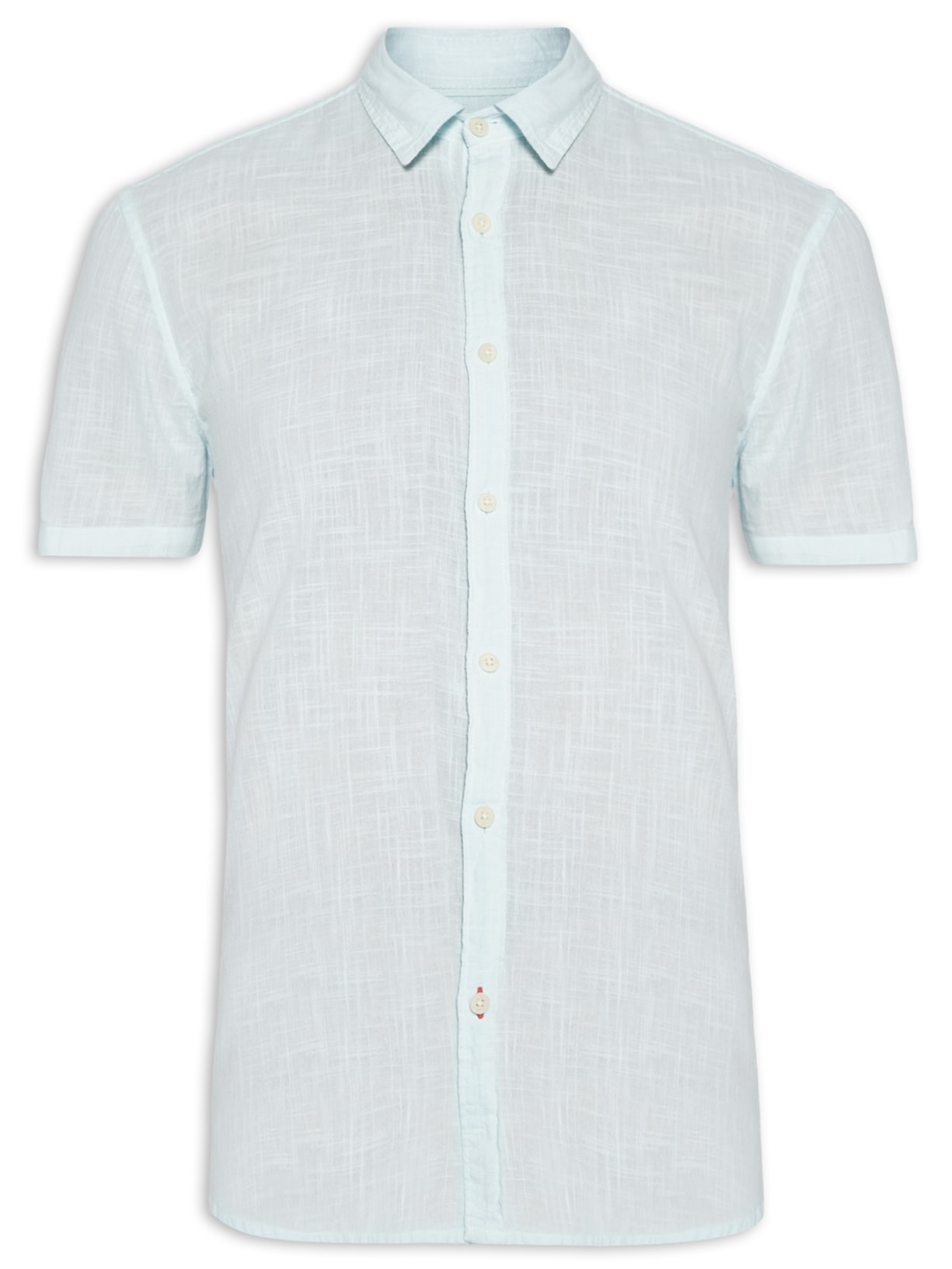 Camisa Masculina Algodão Tinturada - Azul