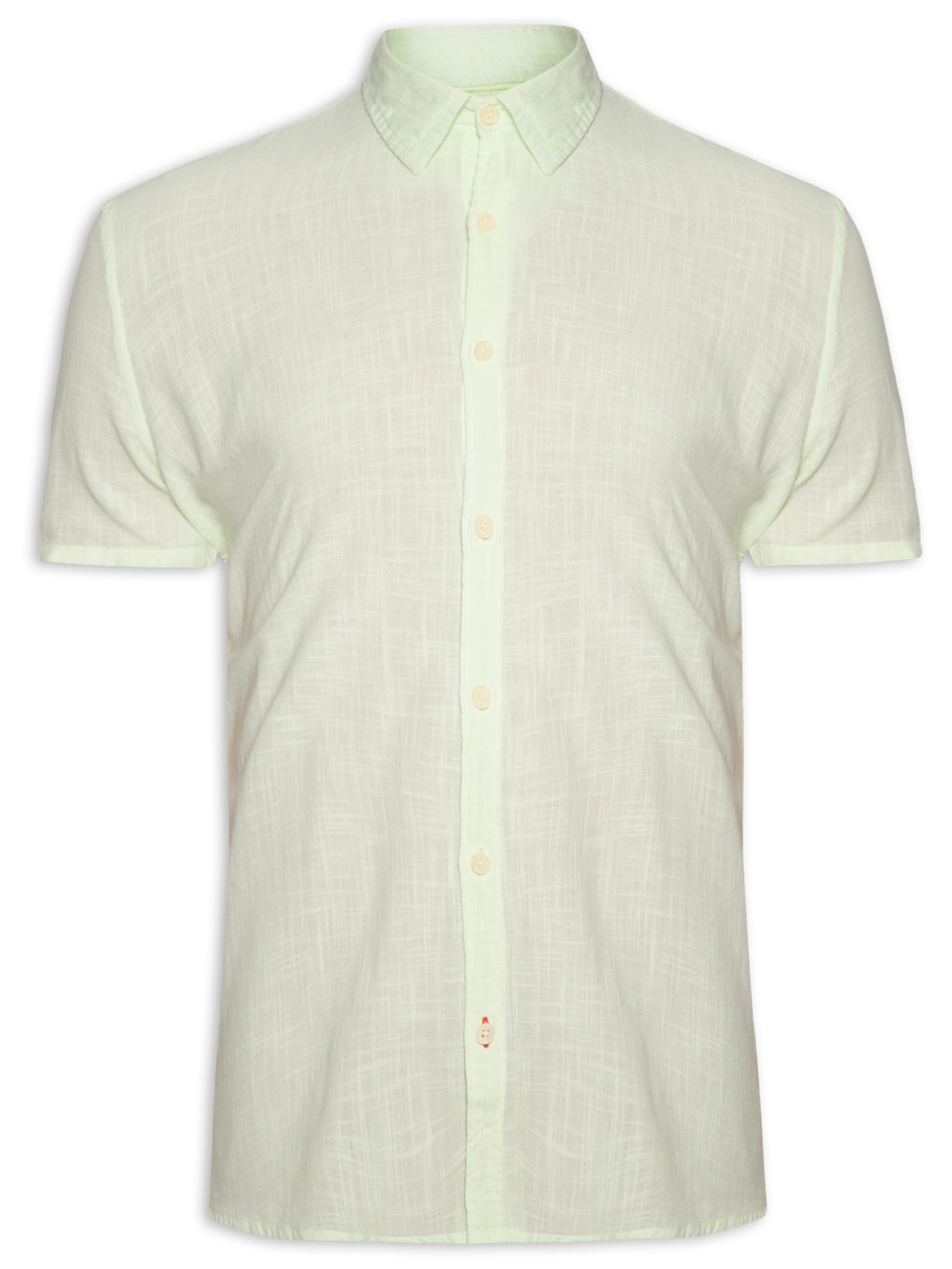 Camisa Masculina Algodão Tinturada - Verde