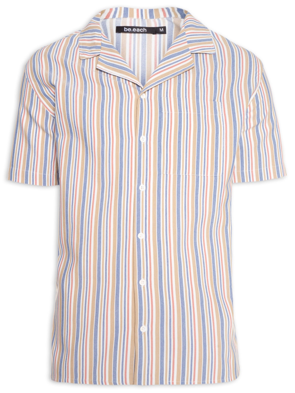 Camisa Masculina Arpoador Listras - Azul