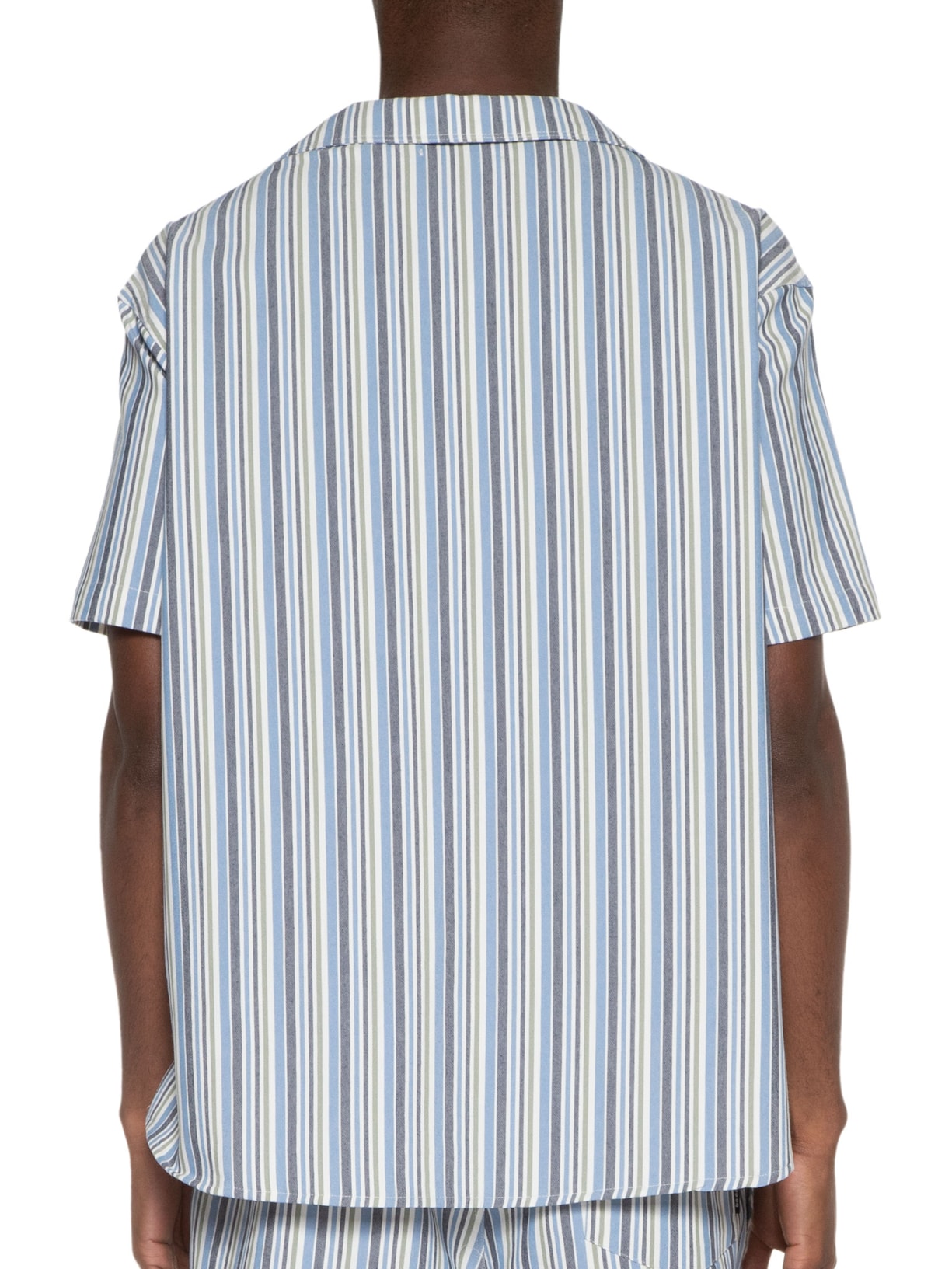 Camisa Masculina Arpoador Listras Azul Be.each