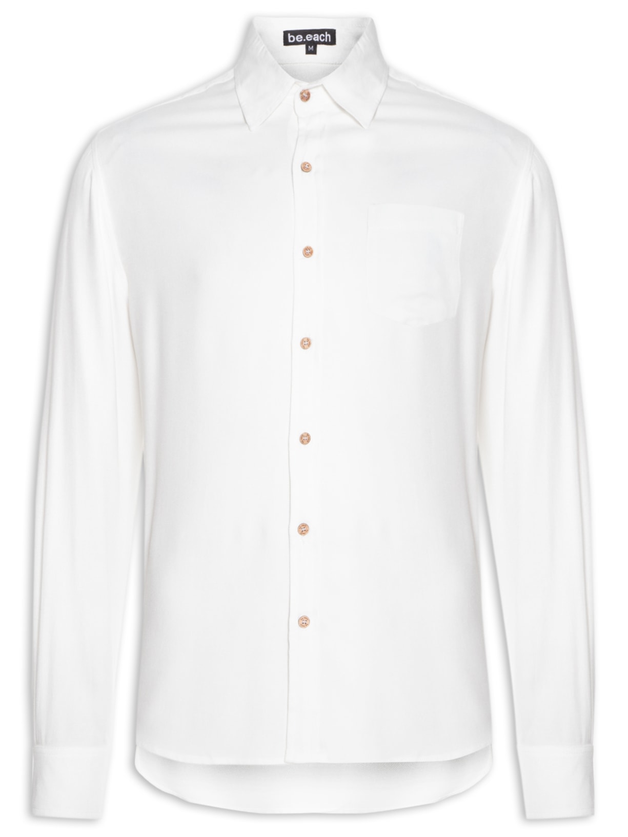 Camisa Masculina Aruama - Branco