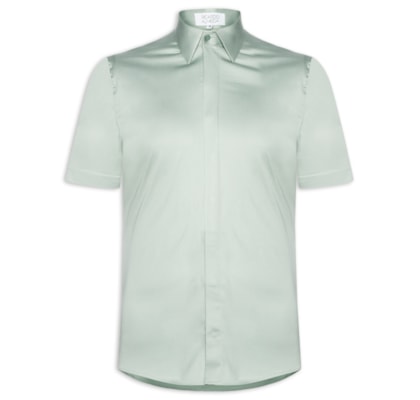 Camisa Masculina Austin Vista Coberta Algodão Pima - Verde