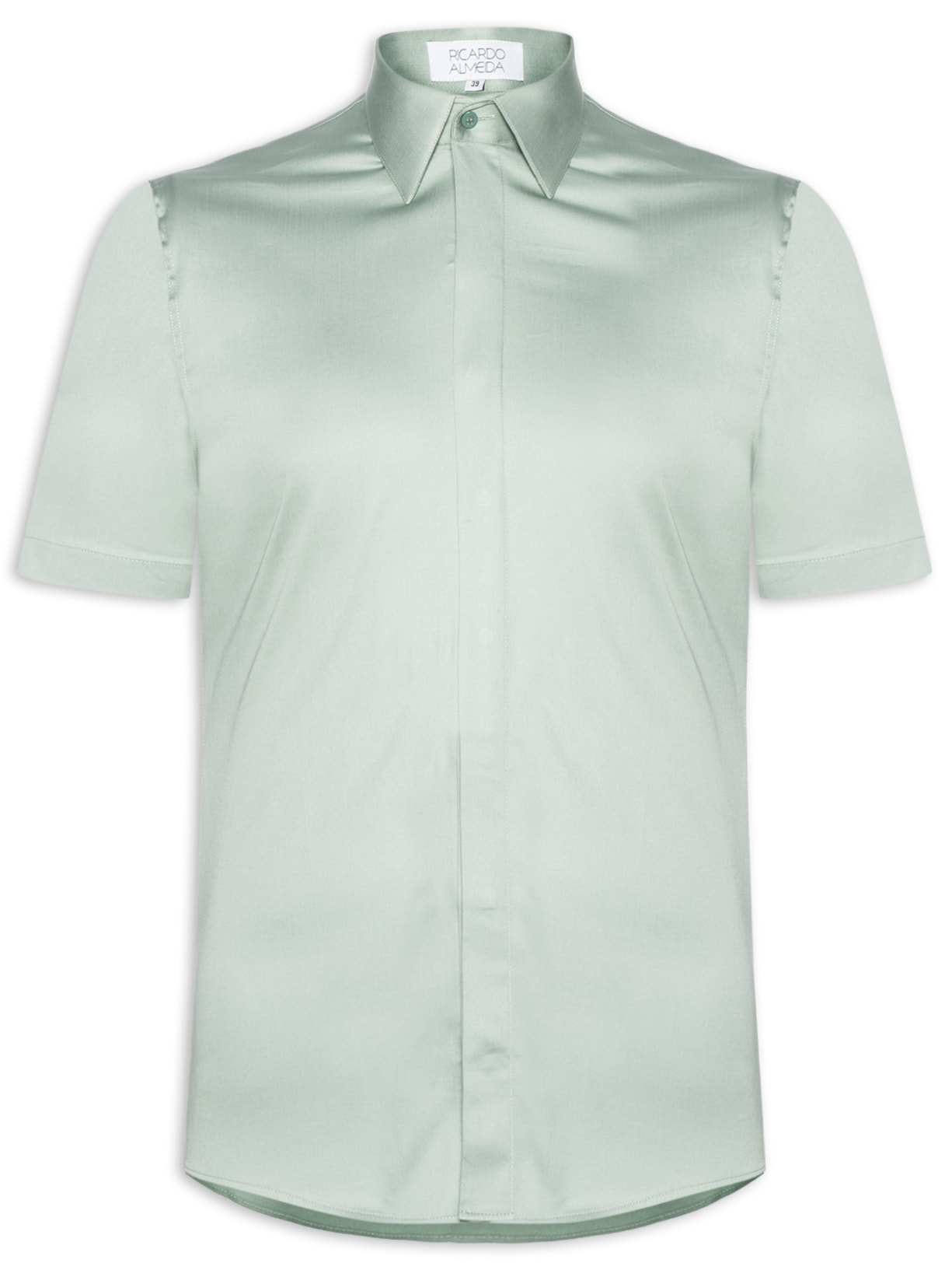 Camisa Masculina Austin Vista Coberta Algodão Pima - Verde