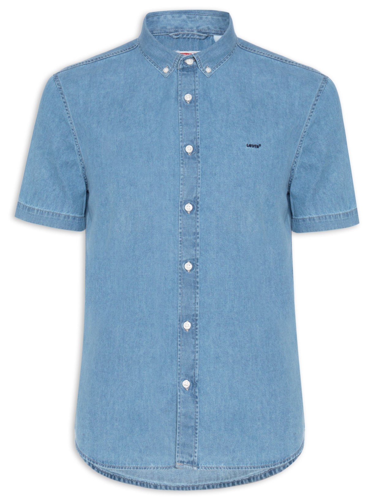 Camisa Masculina Authentic Button Down - Azul