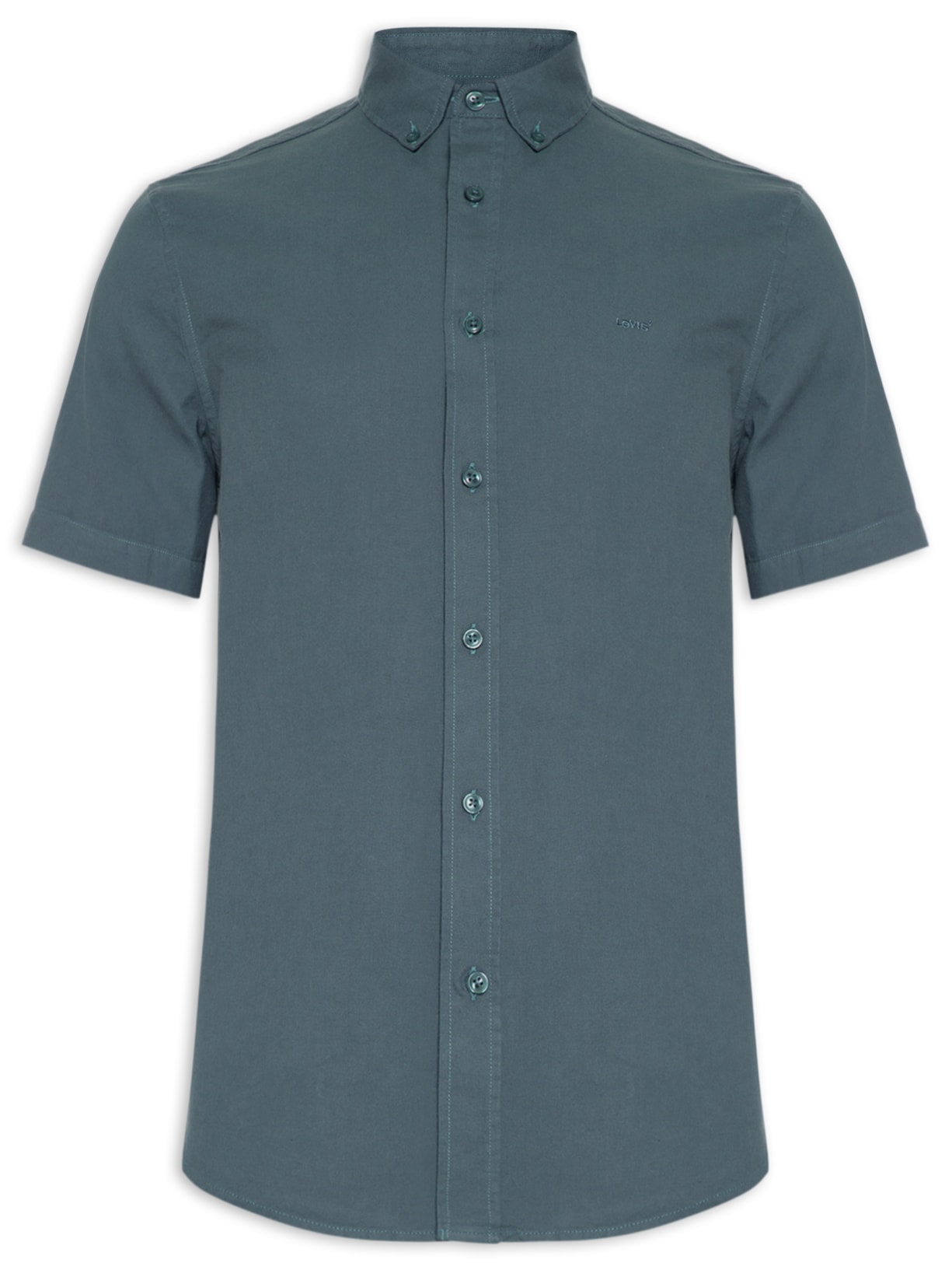 Camisa Masculina Authentic Button Down Verde Levi's