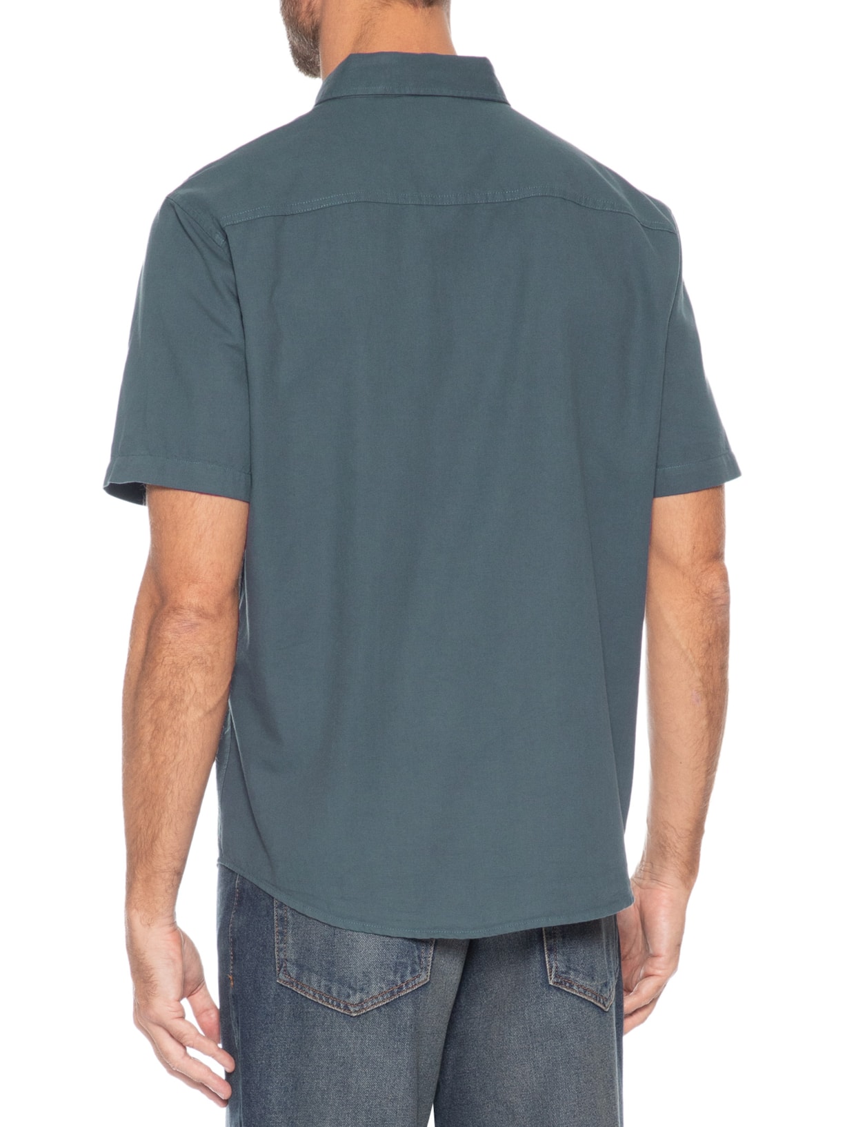 Camisa Masculina Authentic Button Down Verde Levi's