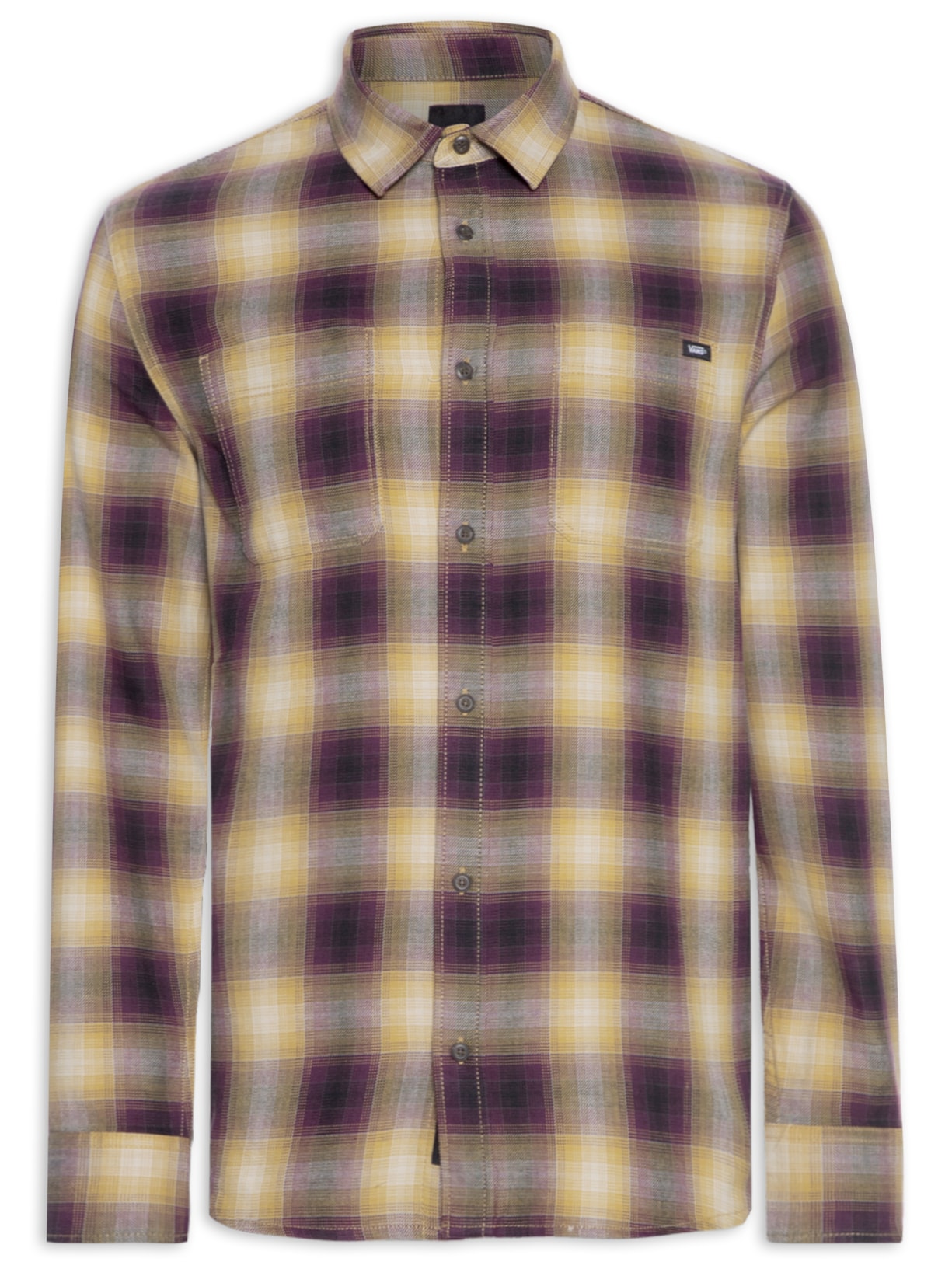 Camisa Masculina Bailey Ls Woven - Marrom