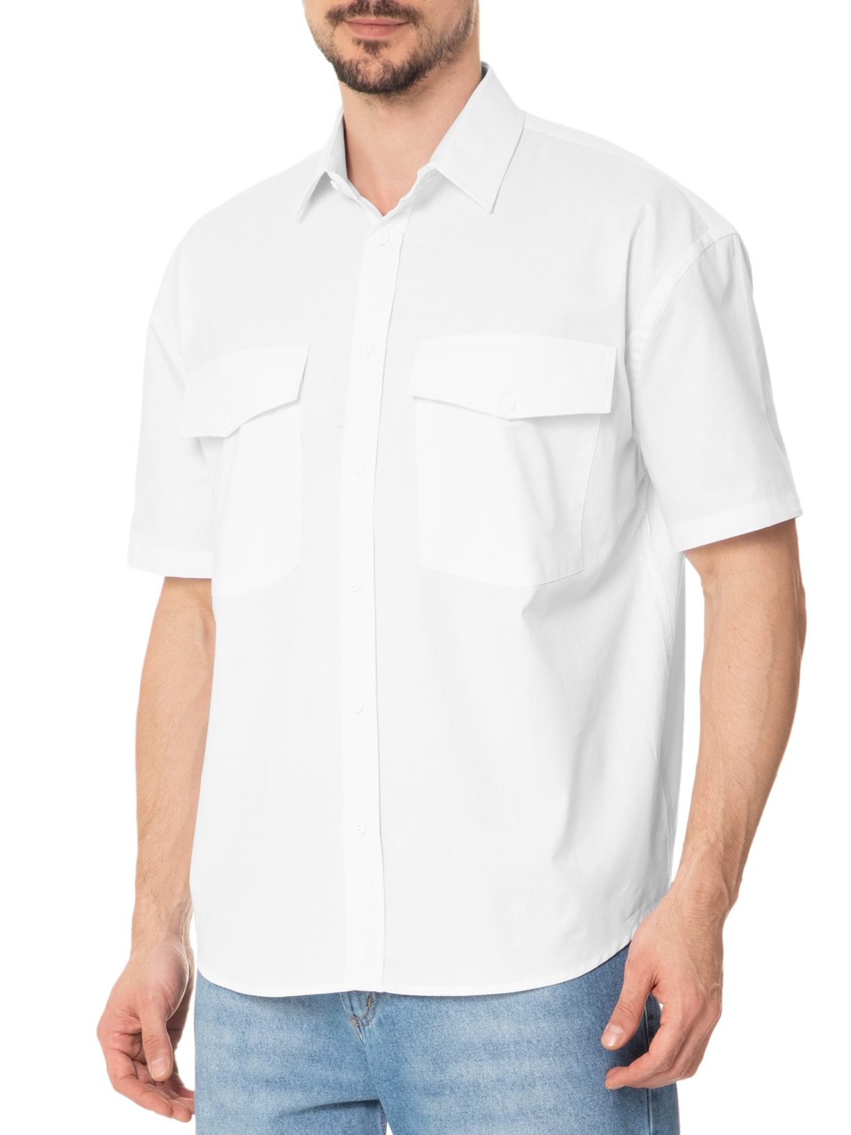 Camisa Masculina Barcelona Branco Forum