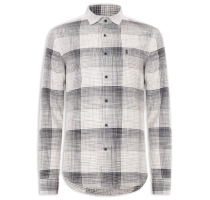 Camisa Masculina Big Xadrez - Preto