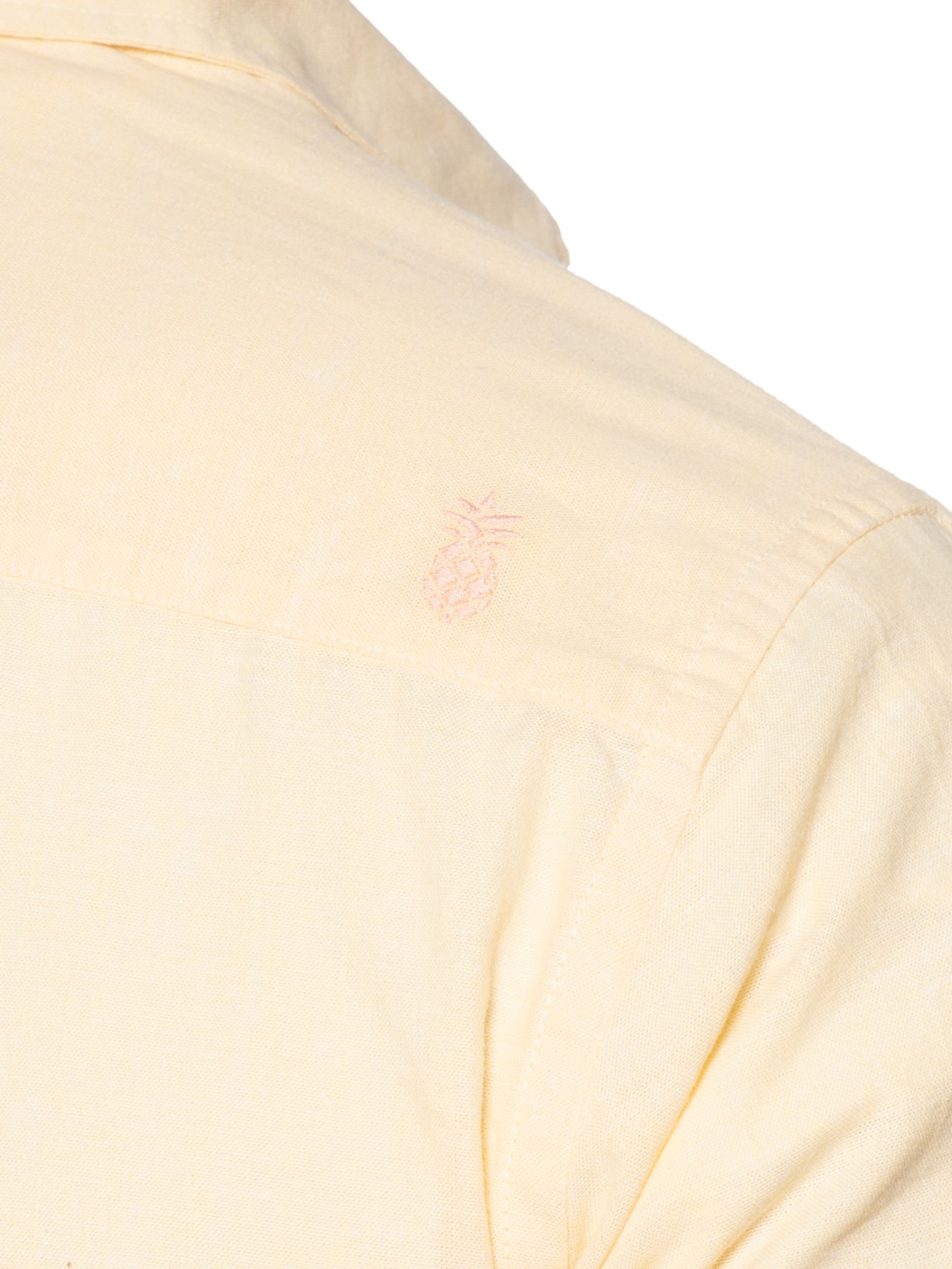 Camisa Masculina Blend Linen Amarelo Pineapple