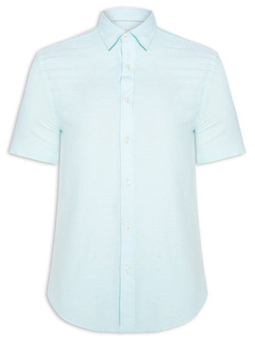 Camisa Masculina Blend Linen - Verde