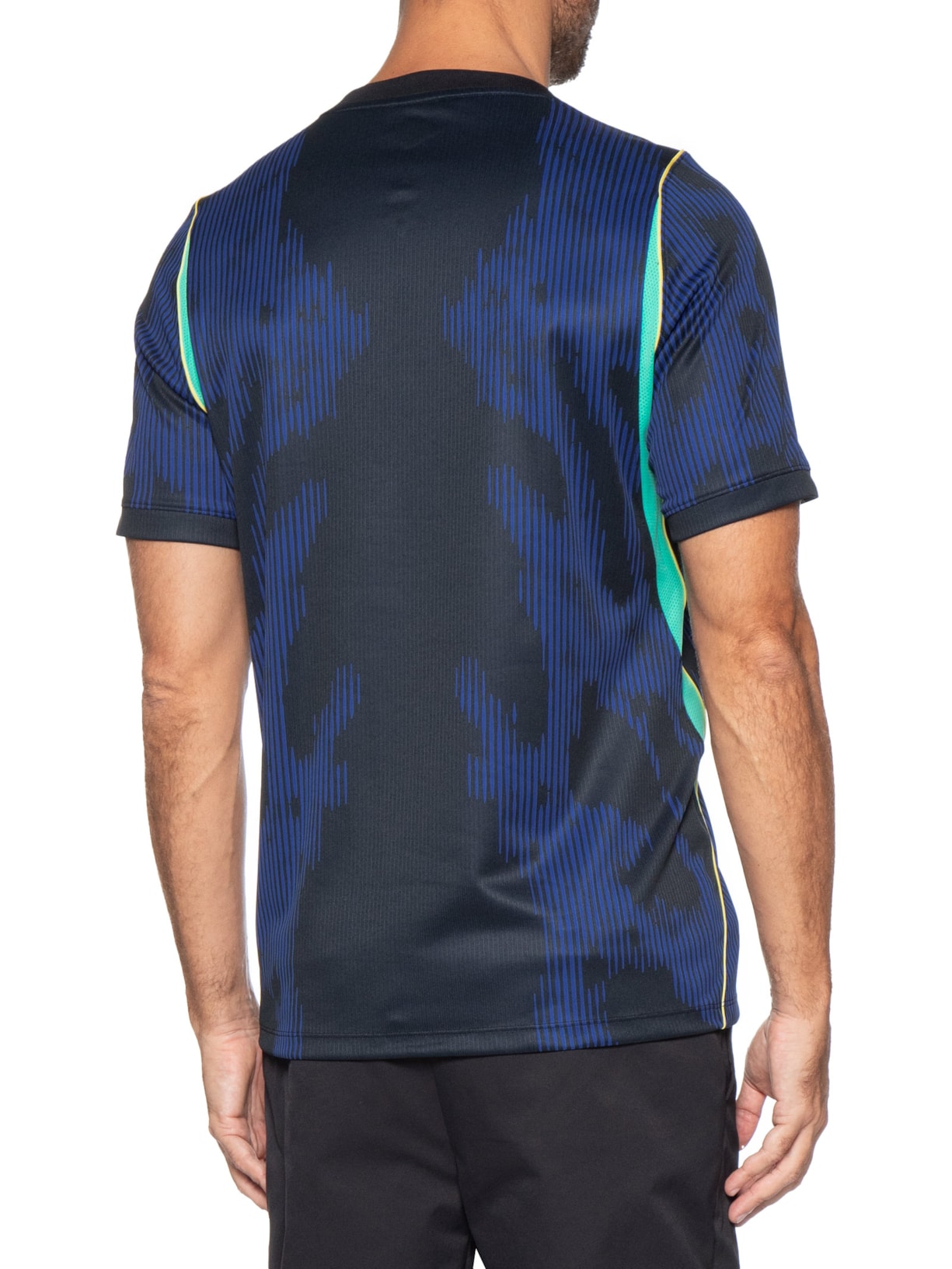 Camisa Masculina Brasil Jordan II Torcedor Pro Azul Nike