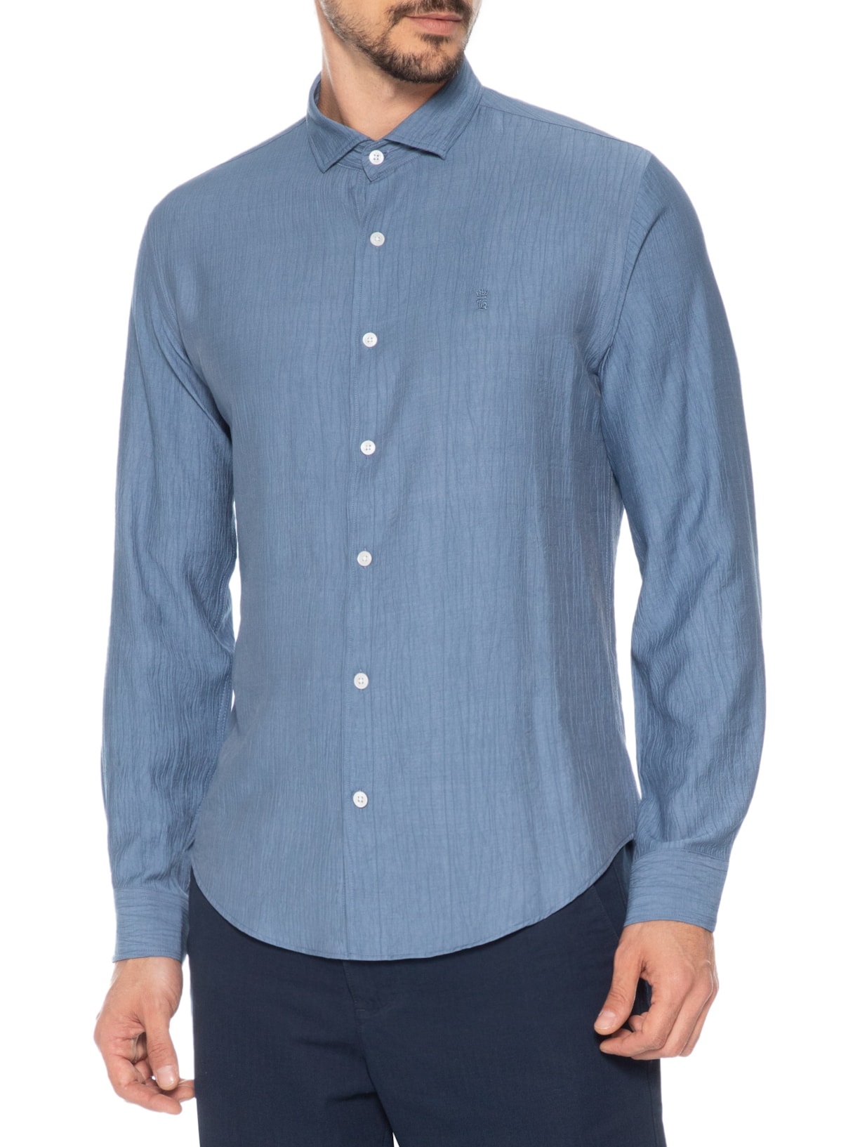 Camisa Masculina Breeze Azul Sergio K