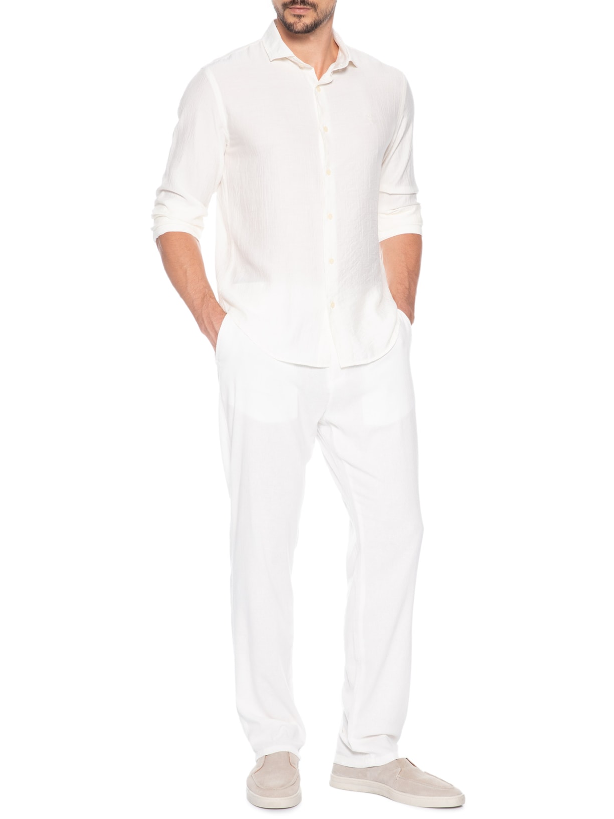 Camisa Masculina Breeze Branco Sergio K