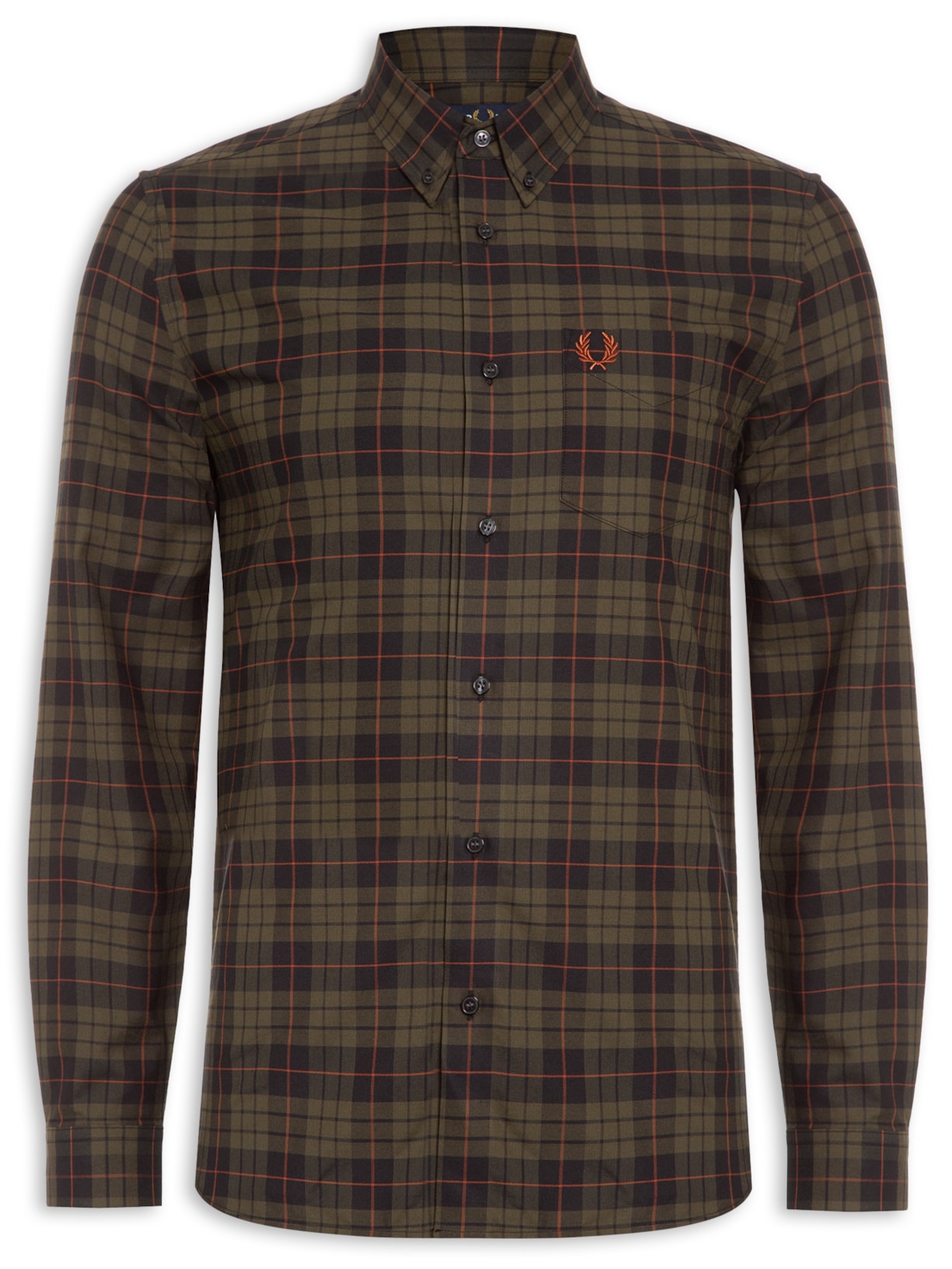 Camisa Masculina Brushed Oxford Tartan Shirt - Verde